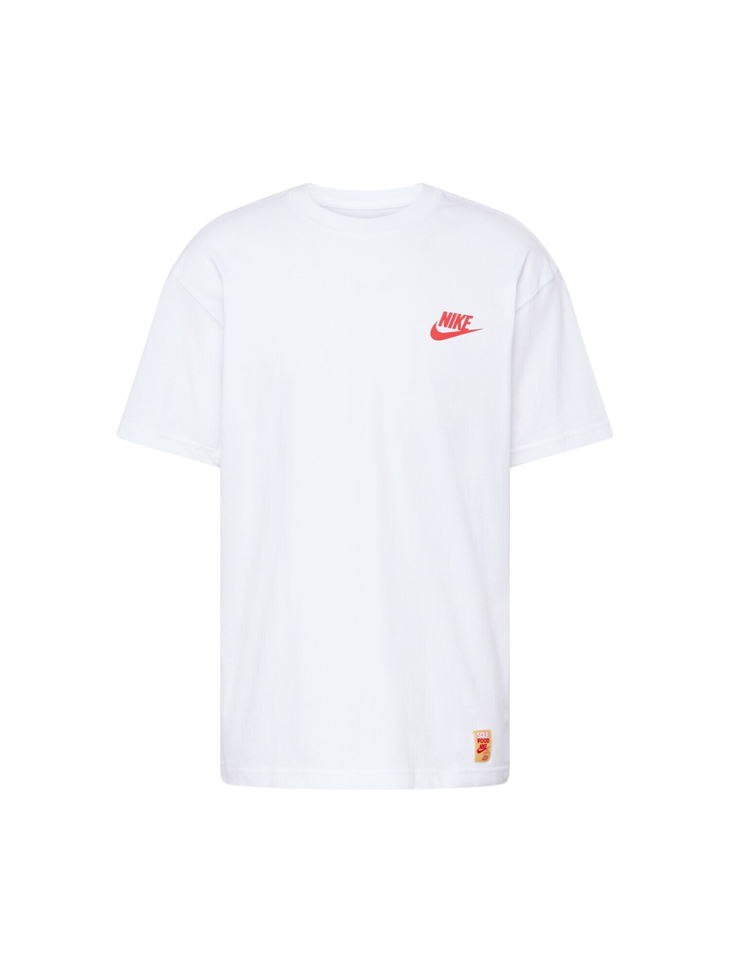 Nike Sportswear Majica pastelno rumena / brusnica / bela - Pepit.si