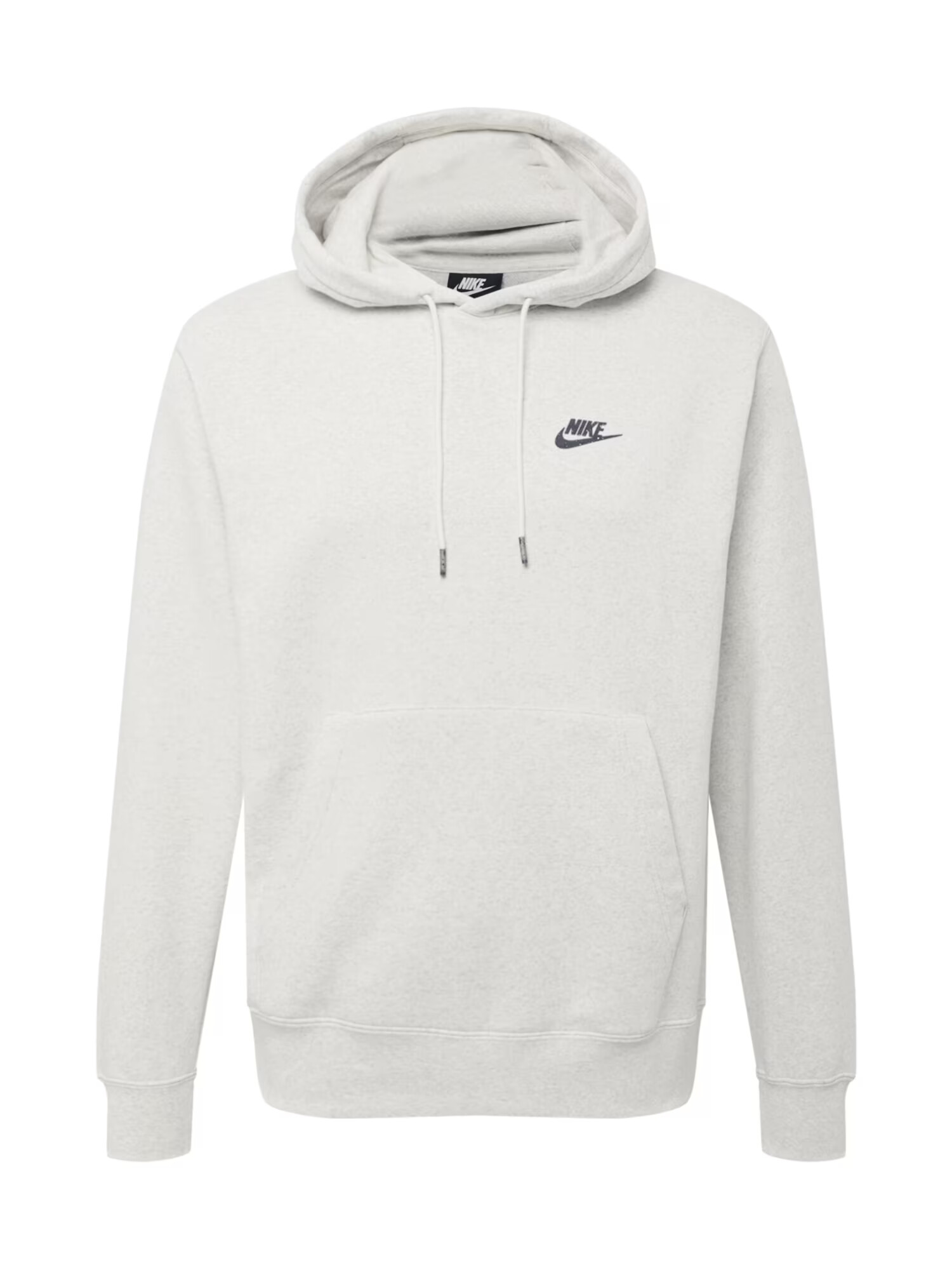 Nike Sportswear Majica pegasto bela / pegasto siva / črna - Pepit.si