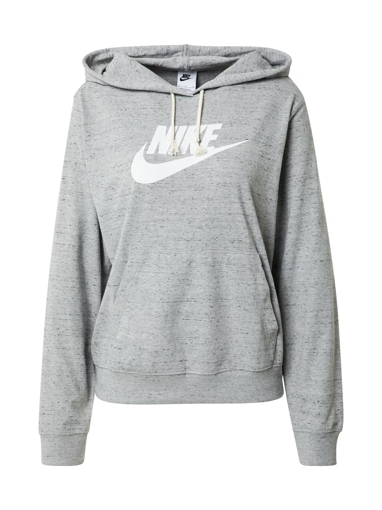 Nike Sportswear Majica pegasto siva / bela - Pepit.si