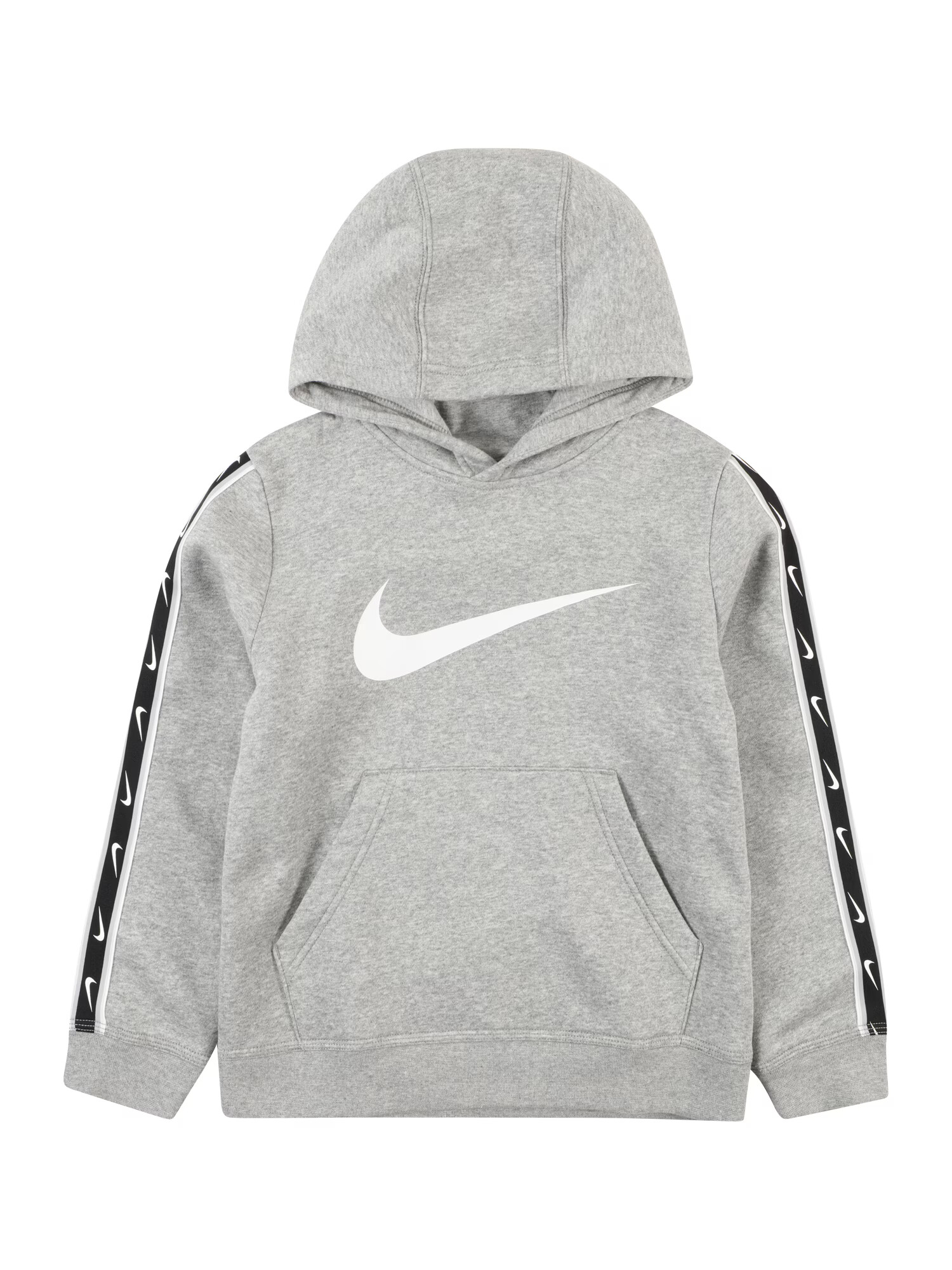 Nike Sportswear Majica pegasto siva / črna / bela - Pepit.si