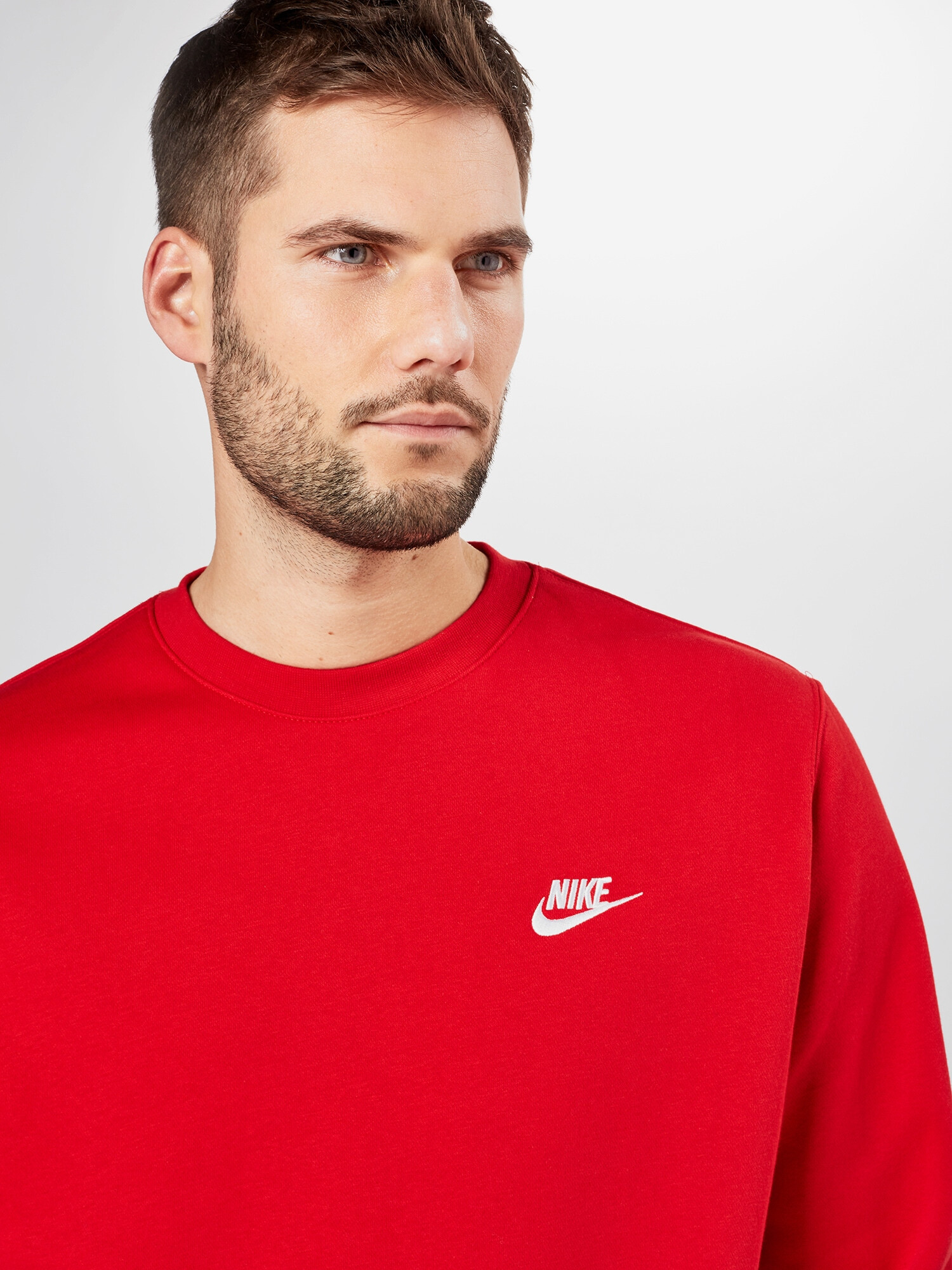 Nike Sportswear Majica rdeča / bela - Pepit.si