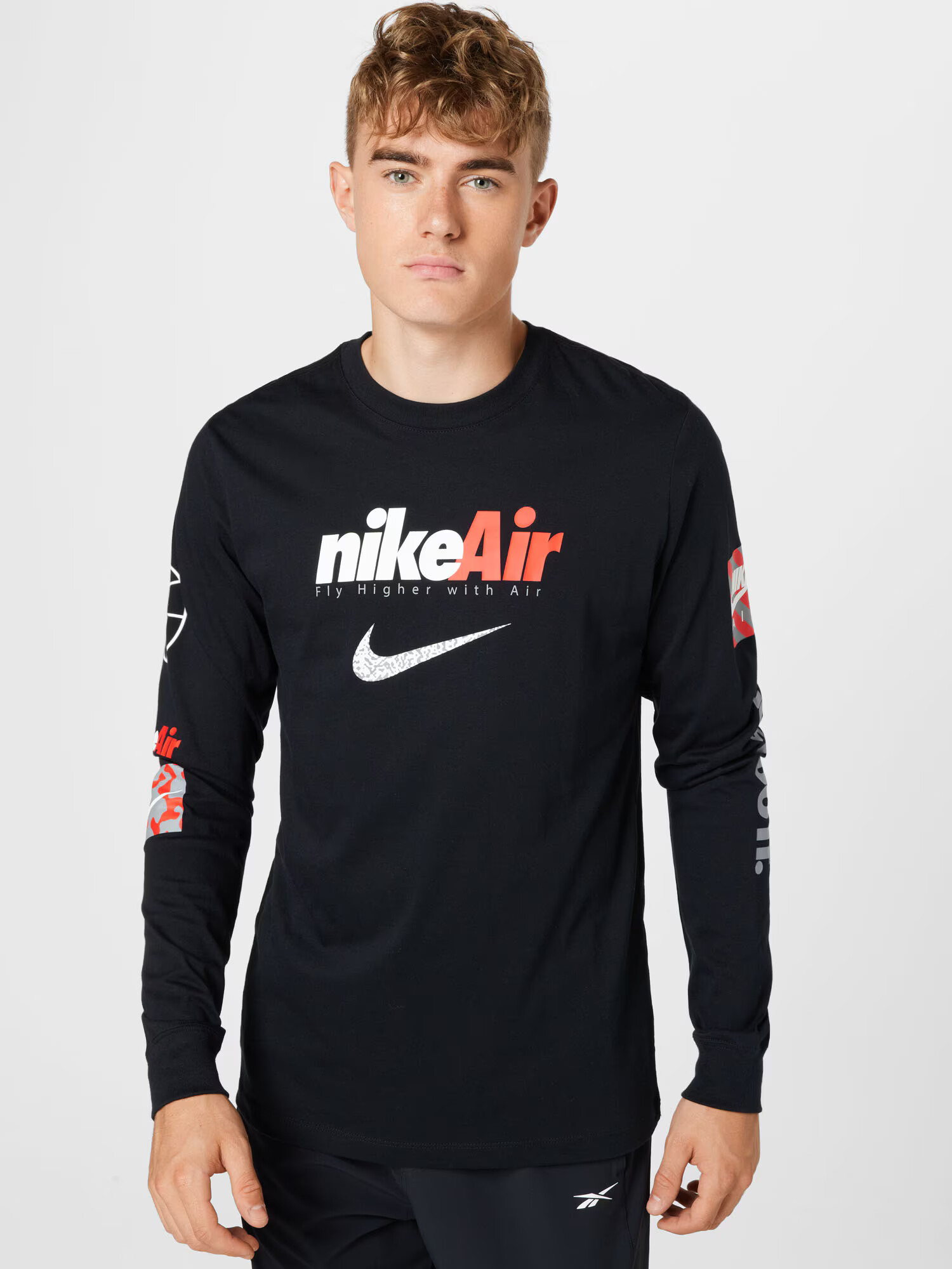 Nike Sportswear Majica rdeča / črna / bela - Pepit.si