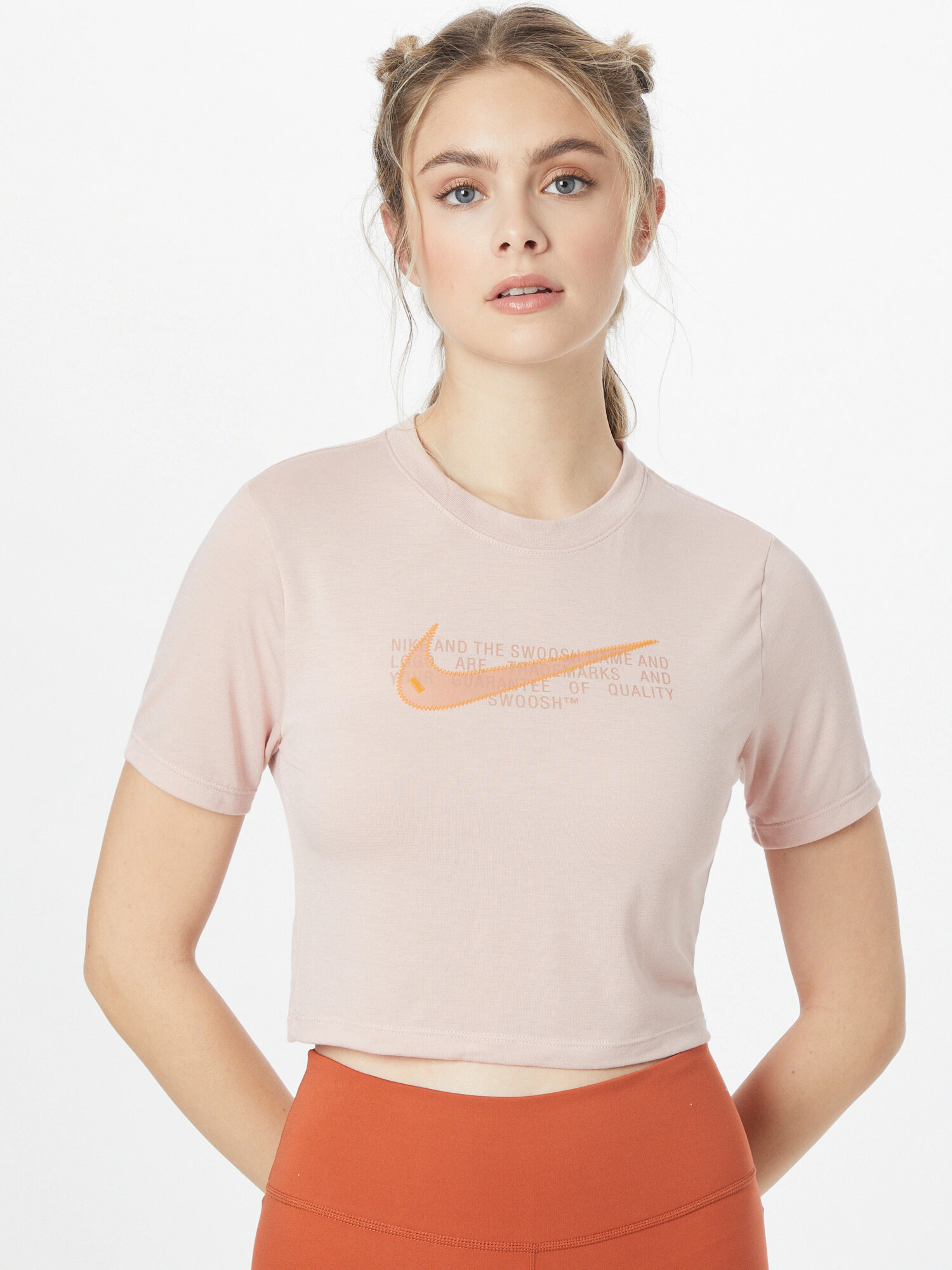 Nike Sportswear Majica pastelno lila / pastelno oranžna / roza - Pepit.si