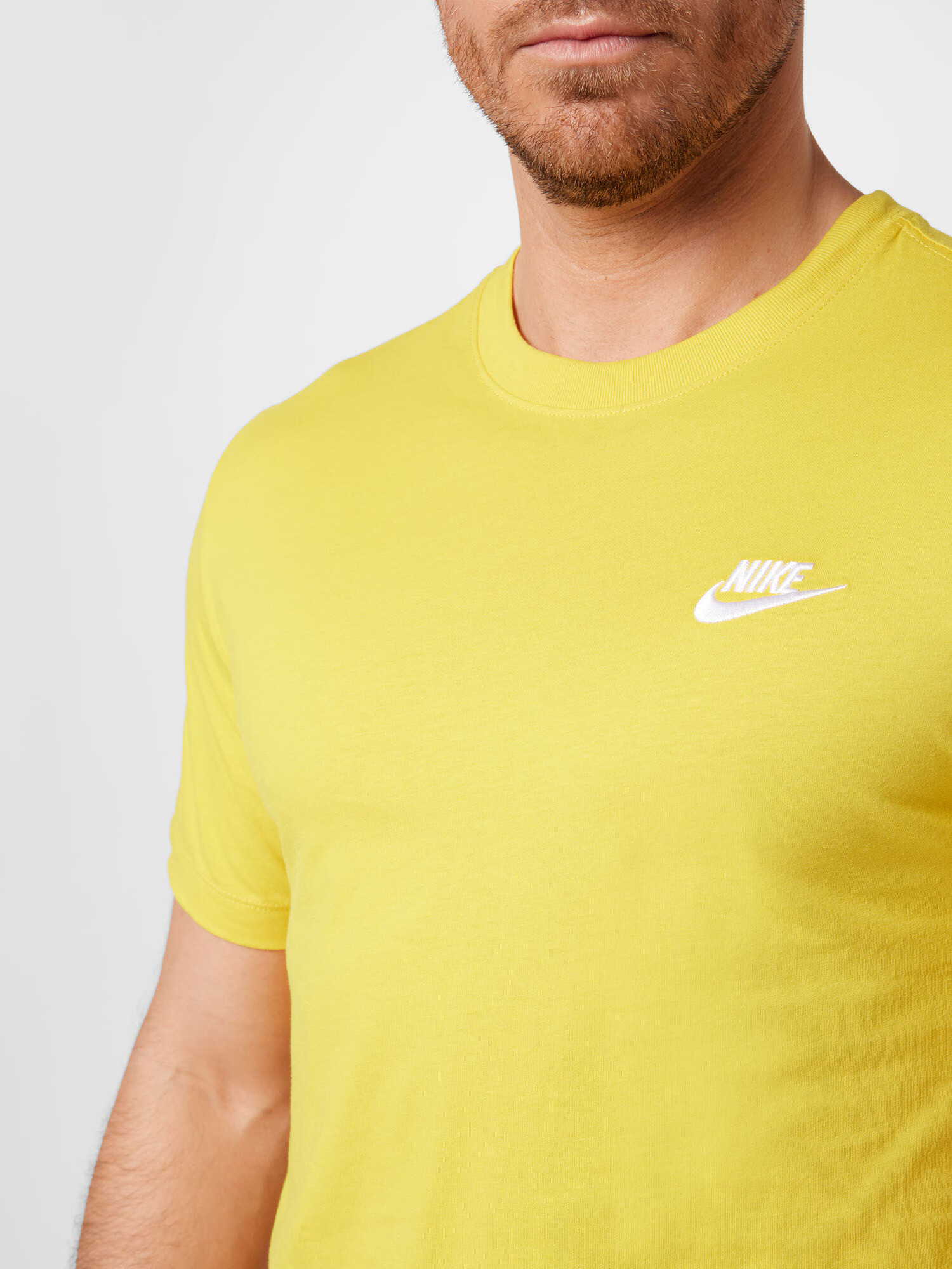 Nike Sportswear Funkcionalna majica rumena / bela - Pepit.si