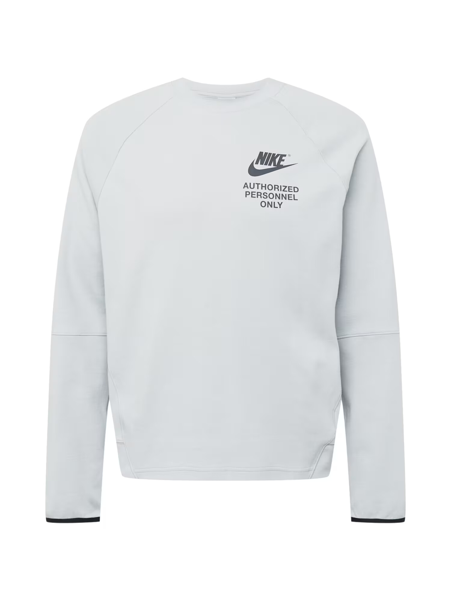 Nike Sportswear Majica srebrno-siva / črna - Pepit.si