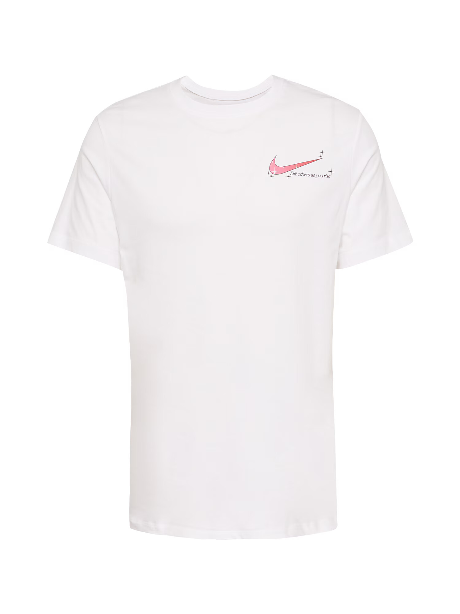 Nike Sportswear Majica svetlo roza / ognjeno rdeča / črna / bela - Pepit.si