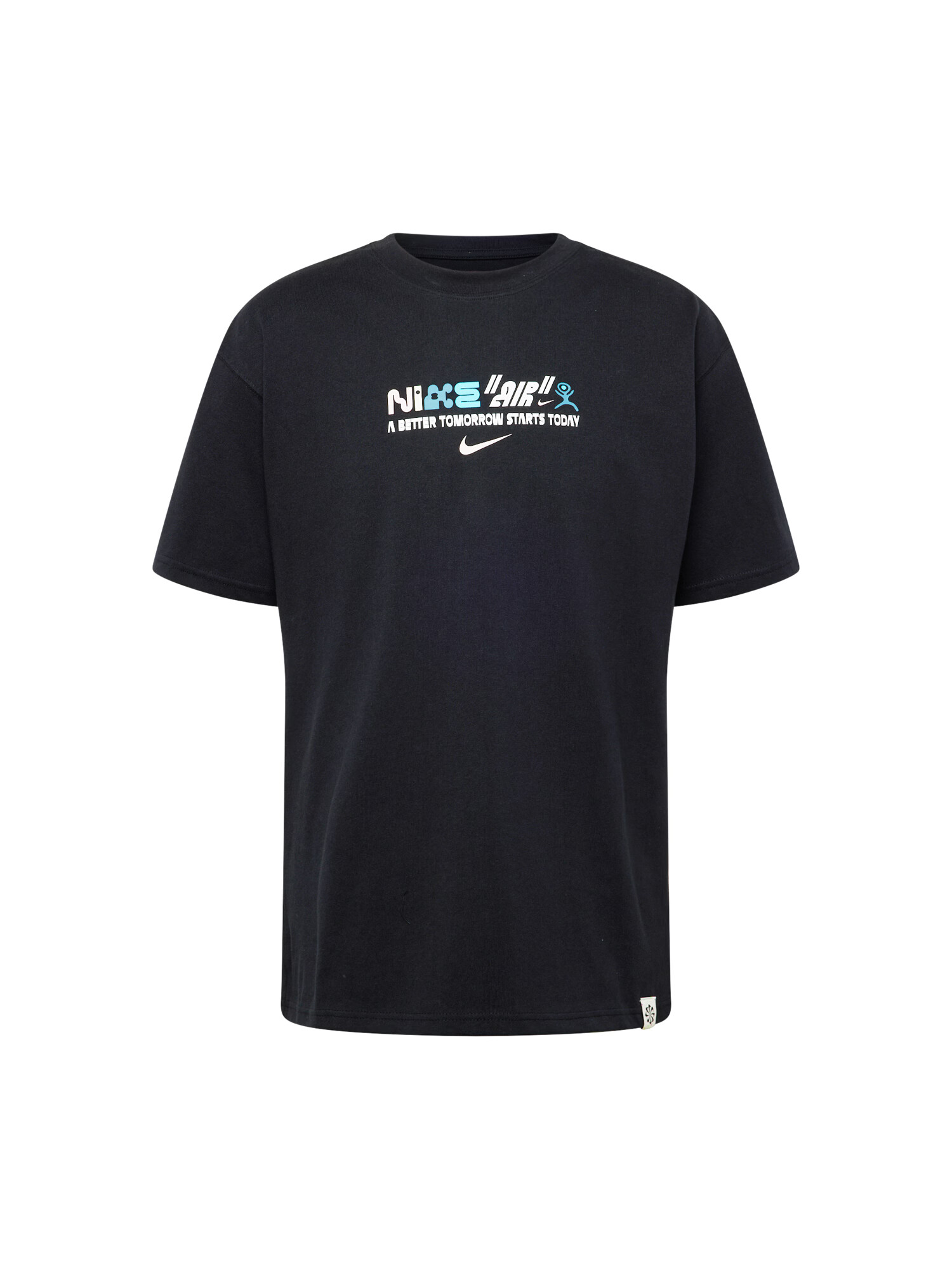 Nike Sportswear Majica turkizna / črna / bela - Pepit.si