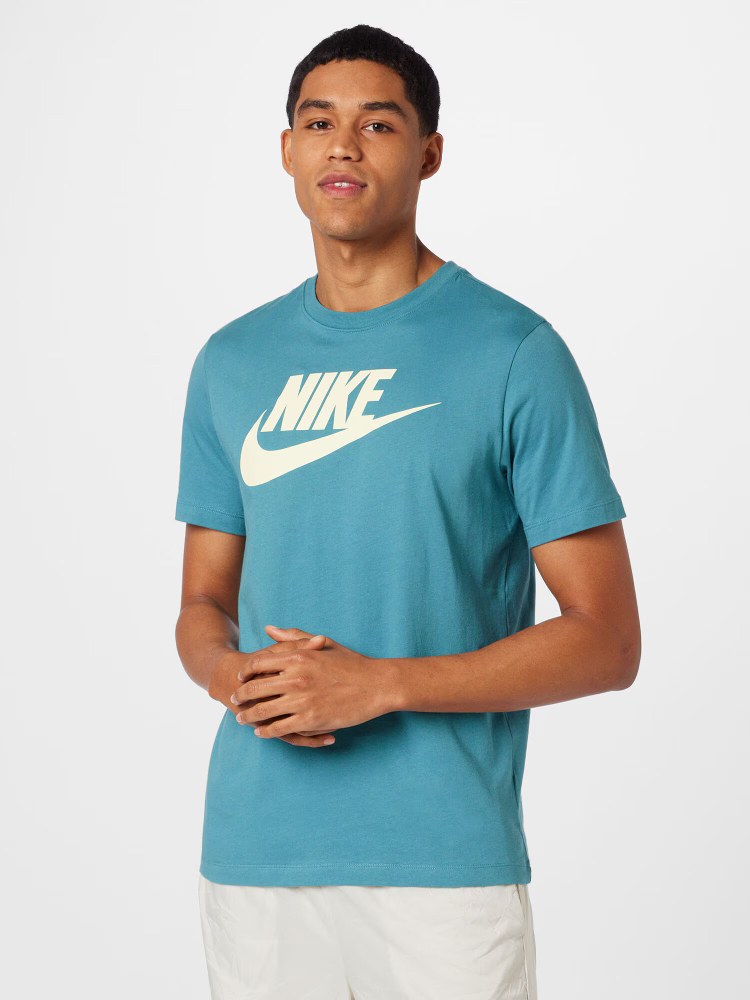 Nike Sportswear Majica žad / bela - Pepit.si