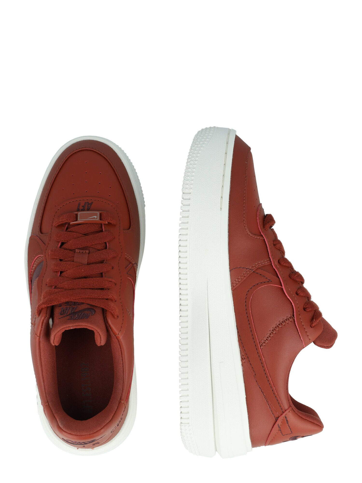 Nike Sportswear Nizke superge 'Air Force 1 PLT.AF.ORM' rdeča - Pepit.si