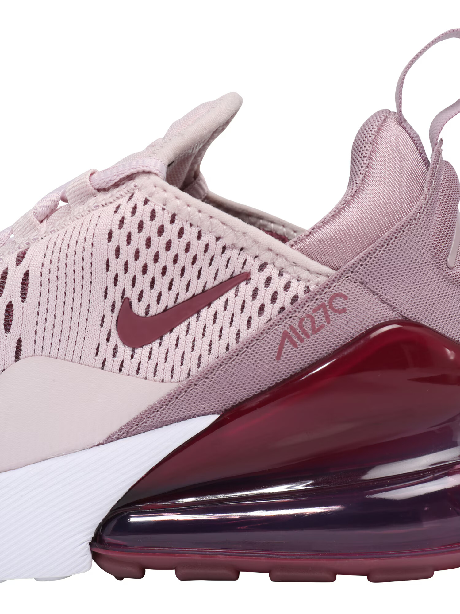 Nike Sportswear Nizke superge 'Air Max 270' roza / češnjevo rdeča / bela - Pepit.si