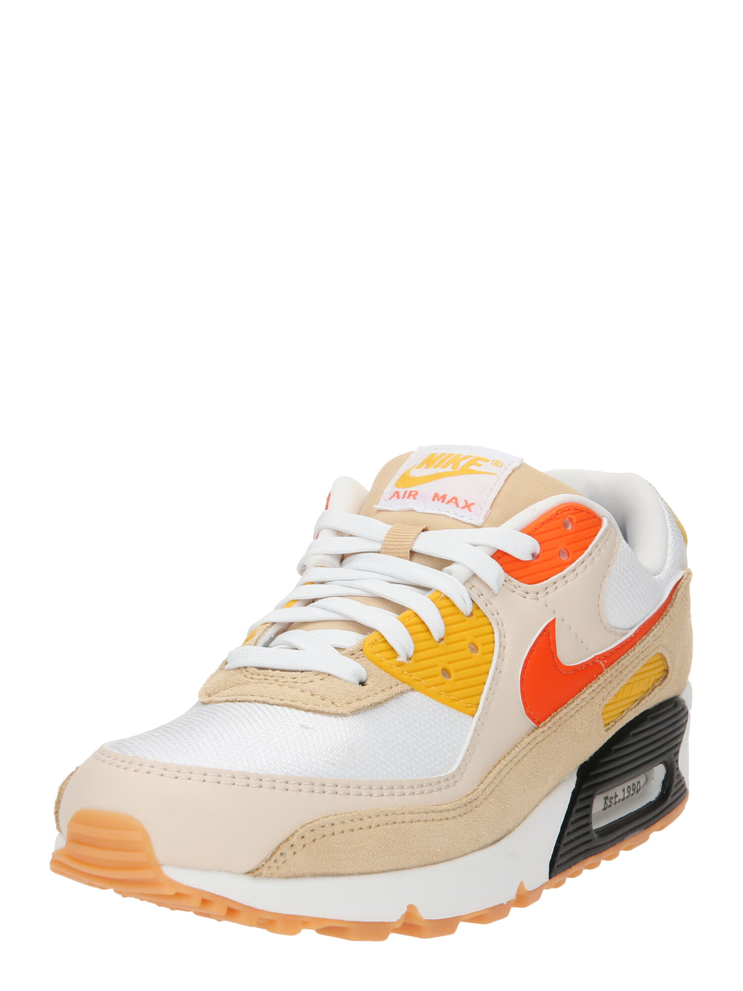 Nike Sportswear Nizke superge 'Air Max 90 SE' oranžna / bela - Pepit.si