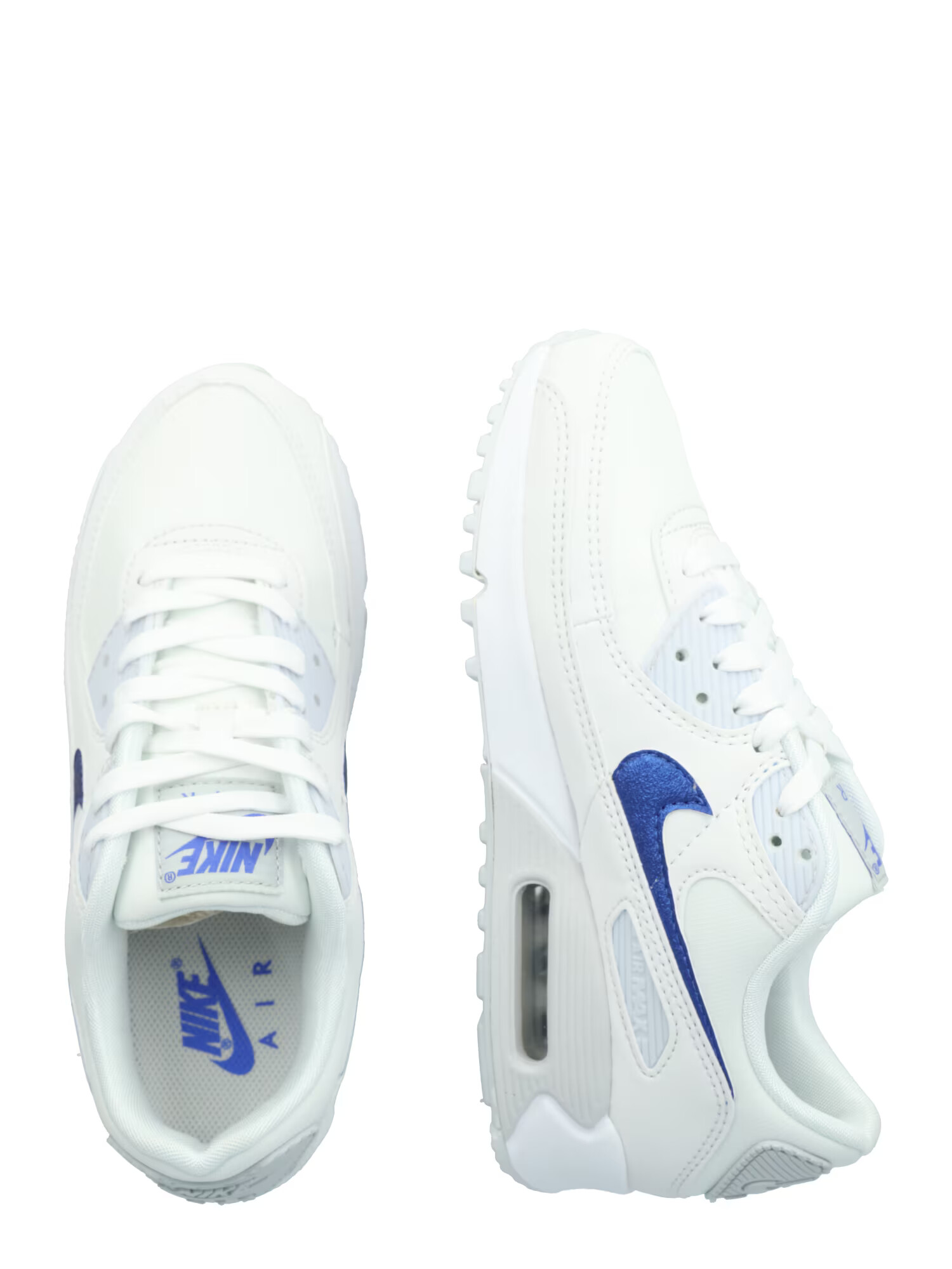 Nike Sportswear Nizke superge 'Air Max 90' temno modra / bela - Pepit.si