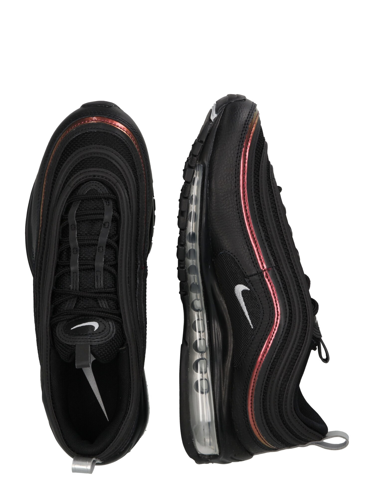 Nike Sportswear Nizke superge 'AIR MAX 97' svetlo siva / rjasto rdeča / črna - Pepit.si