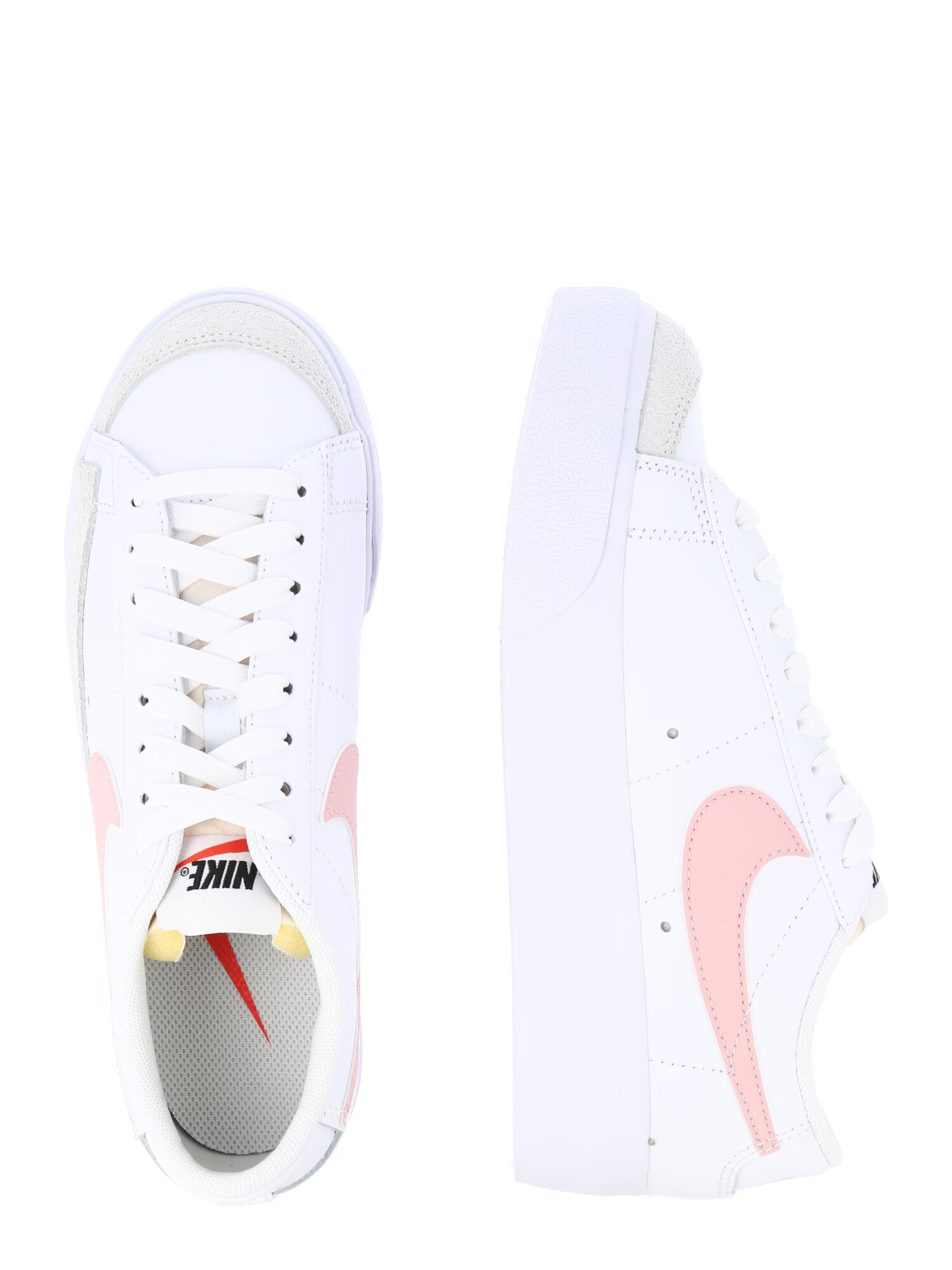 Nike Sportswear Nizke superge roza / bela - Pepit.si