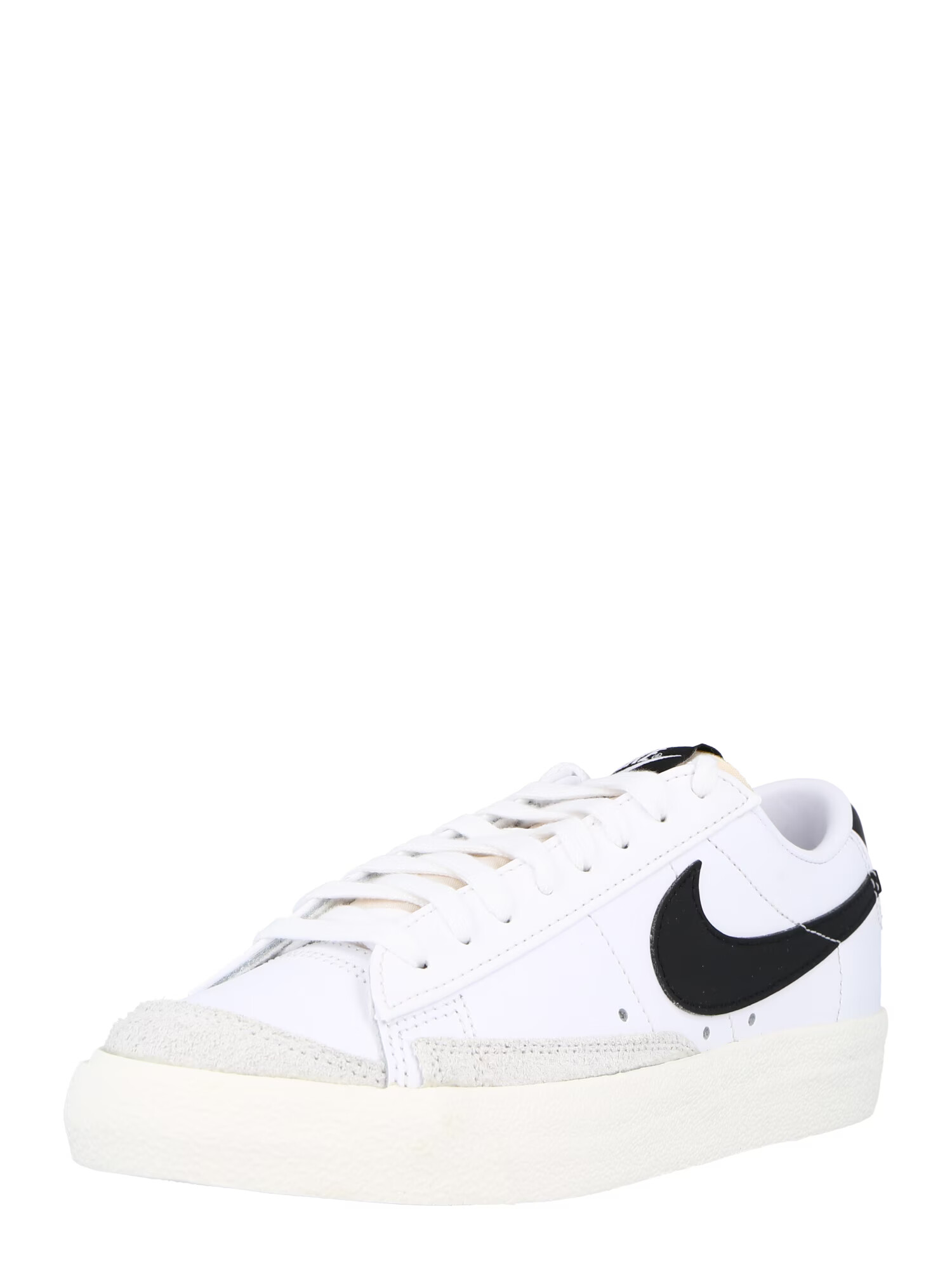 Nike Sportswear Nizke superge 'Blazer 77' črna / bela / jajčna lupina - Pepit.si