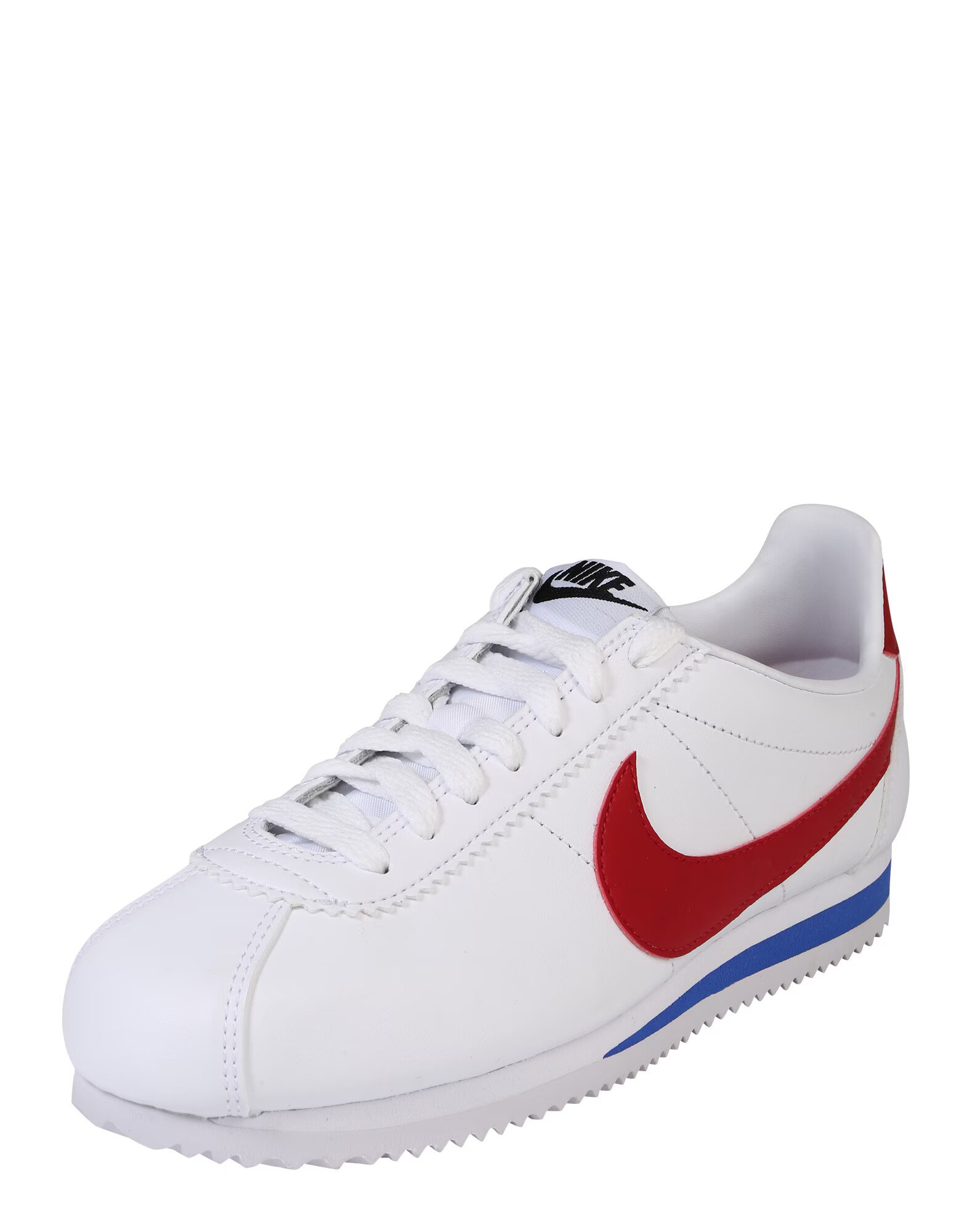 Nike Sportswear Nizke superge 'Classic Cortez' bela / modra / rdeča - Pepit.si