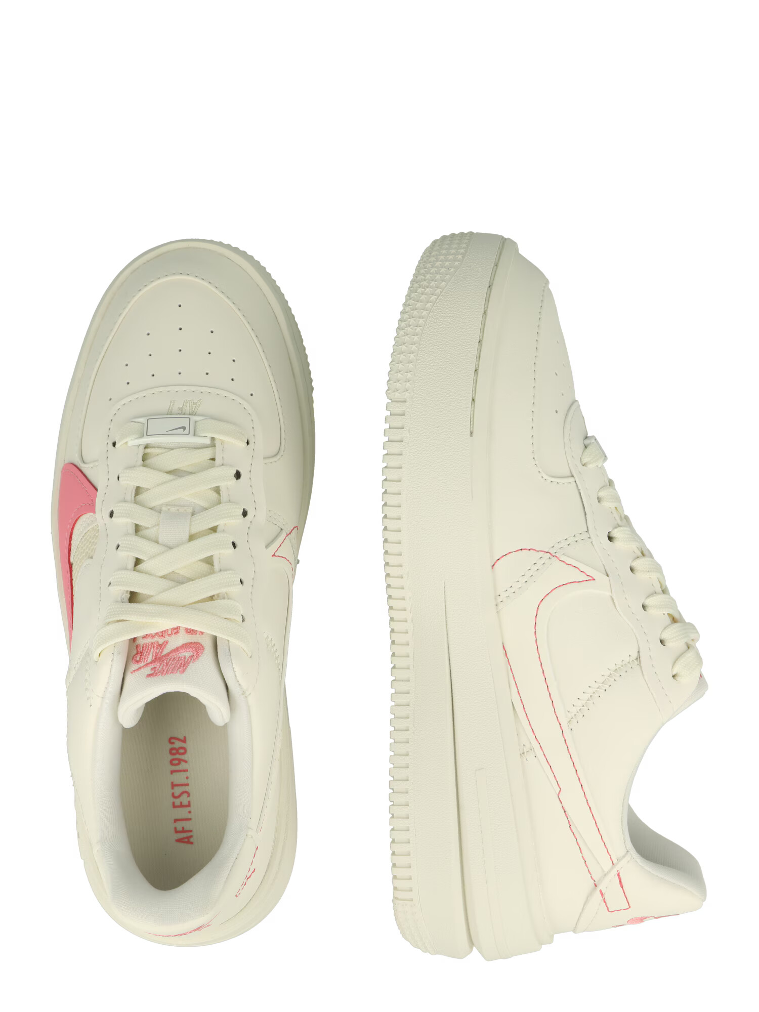 Nike Sportswear Nizke superge 'Nike Air Force 1 PLT.AF.ORM' bež - Pepit.si