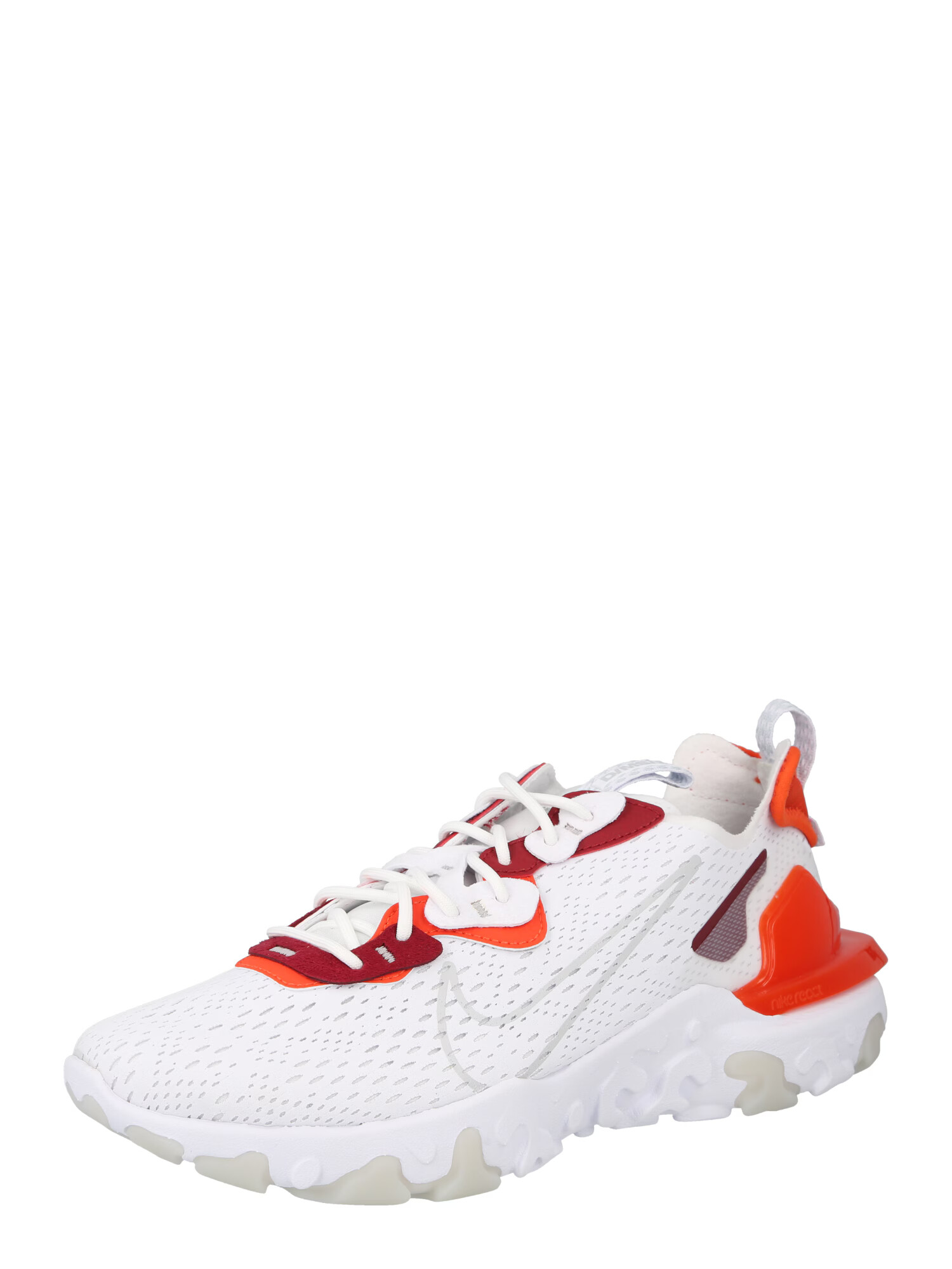 Nike Sportswear Nizke superge 'REACT VISION' oranžna / temno rdeča / bela - Pepit.si