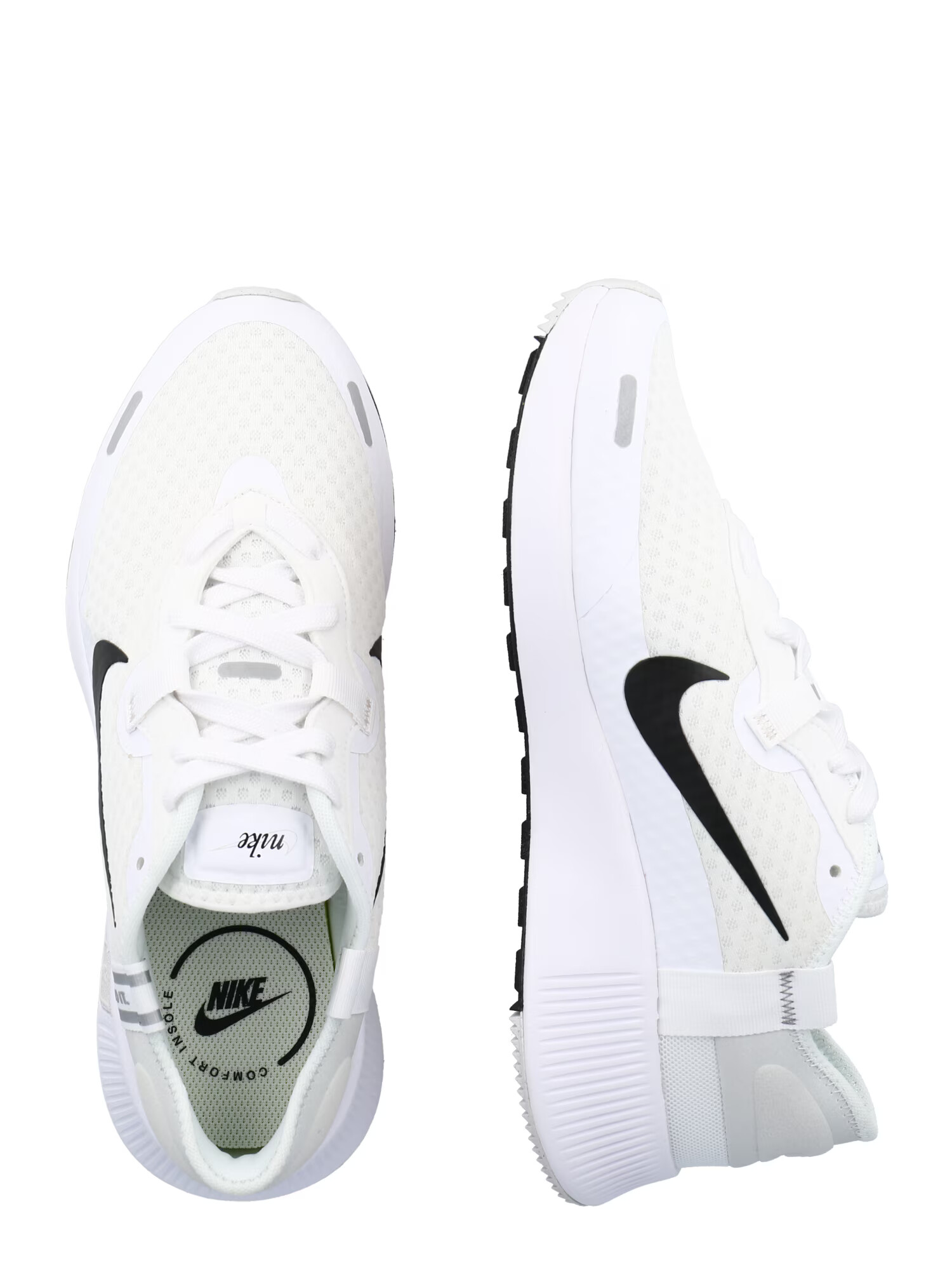 Nike Sportswear Nizke superge 'Reposto' svetlo siva / črna / bela - Pepit.si