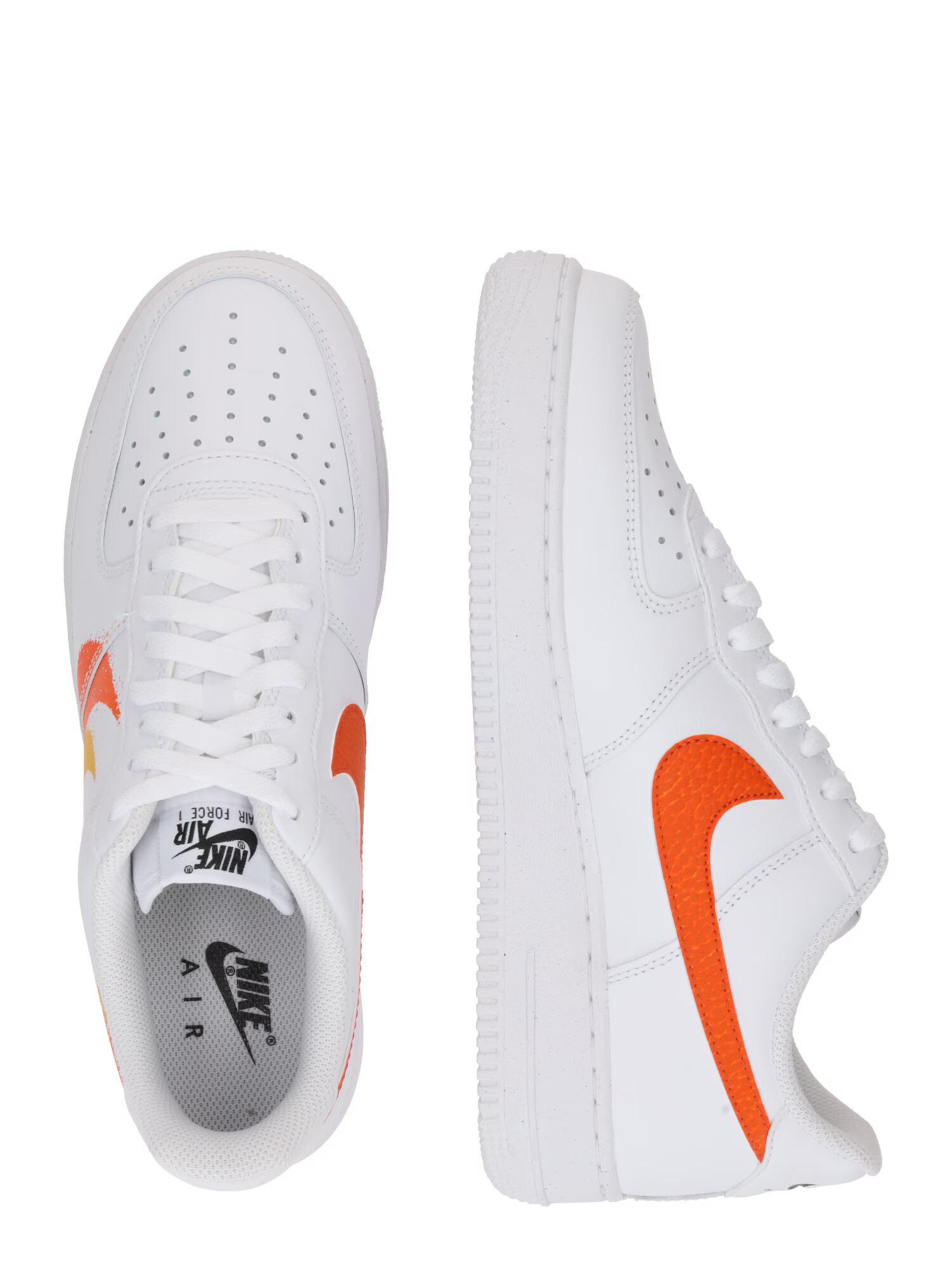 Nike Sportswear Nizke superge zlato-rumena / oranžna / bela - Pepit.si