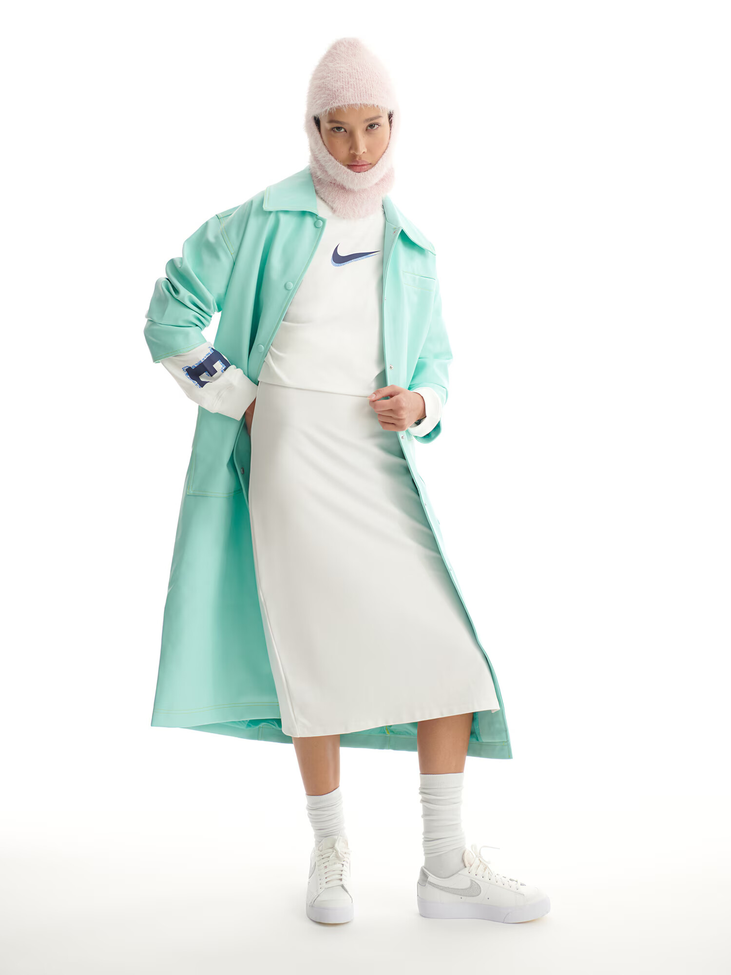 Nike Sportswear Obleka črna / bela - Pepit.si