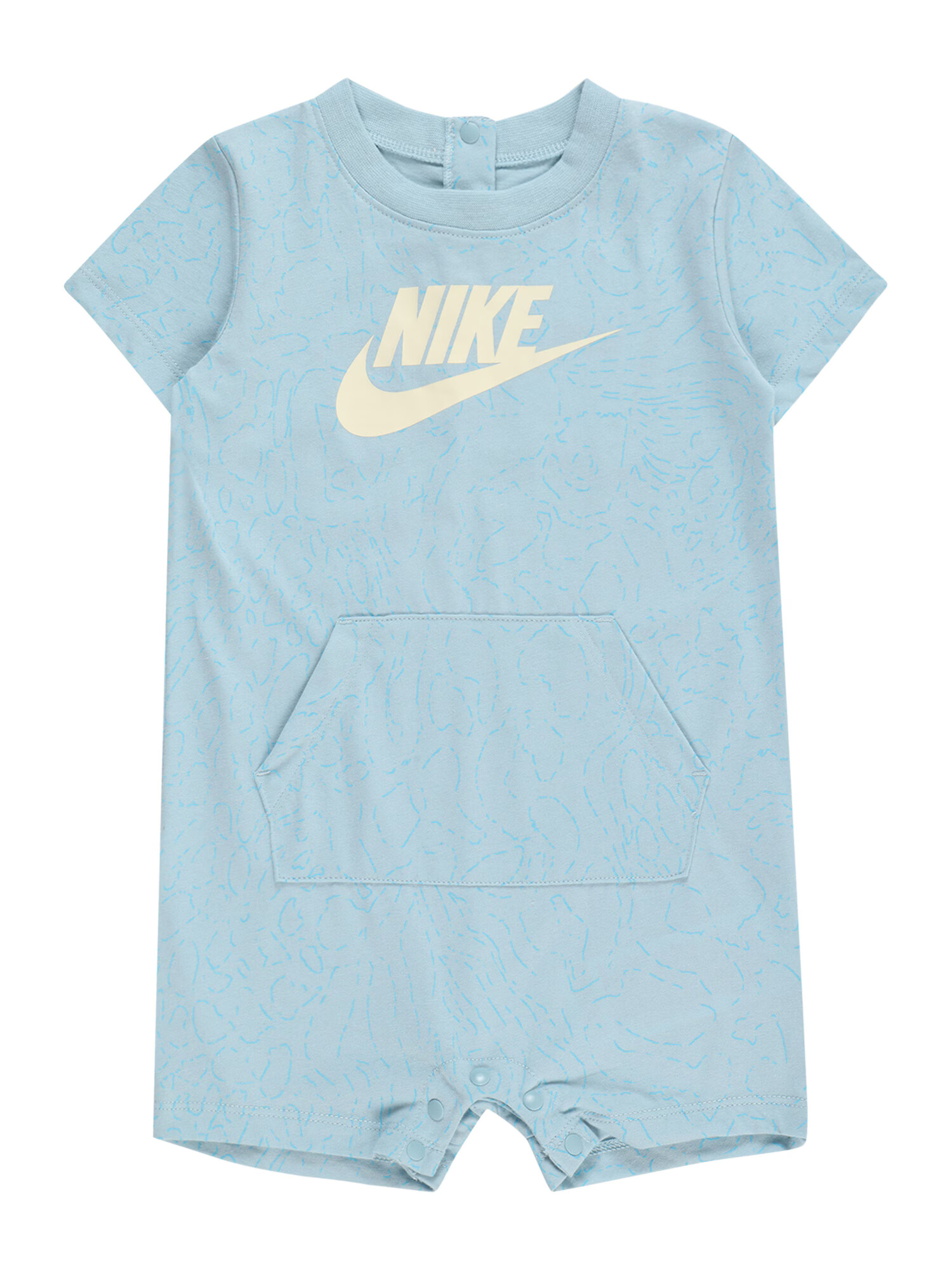 Nike Sportswear Pajac/bodi bež / neonsko modra / svetlo modra - Pepit.si