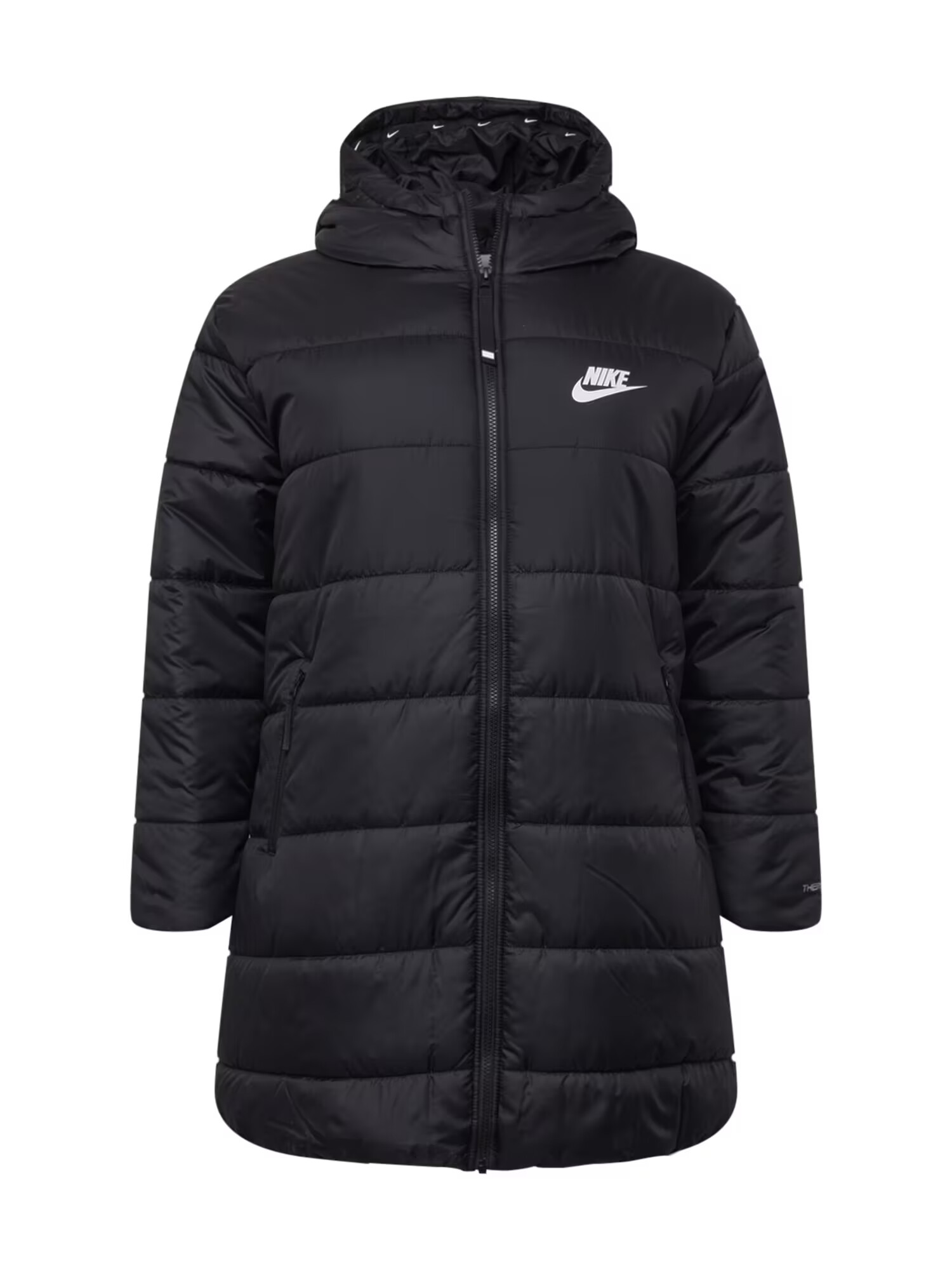 Nike Sportswear Prehoden plašč črna / bela - Pepit.si