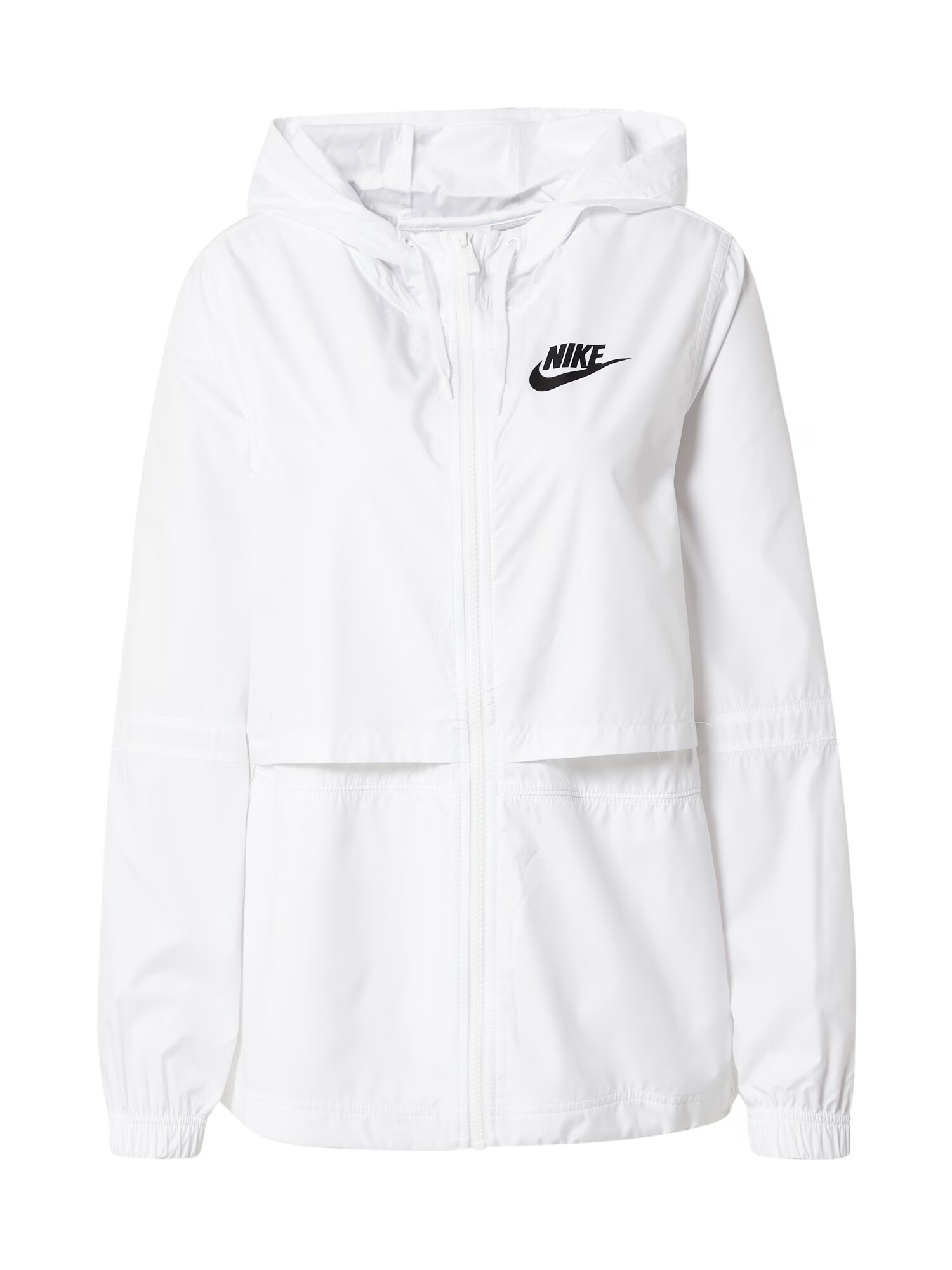 Nike Sportswear Prehodna jakna bela / črna - Pepit.si