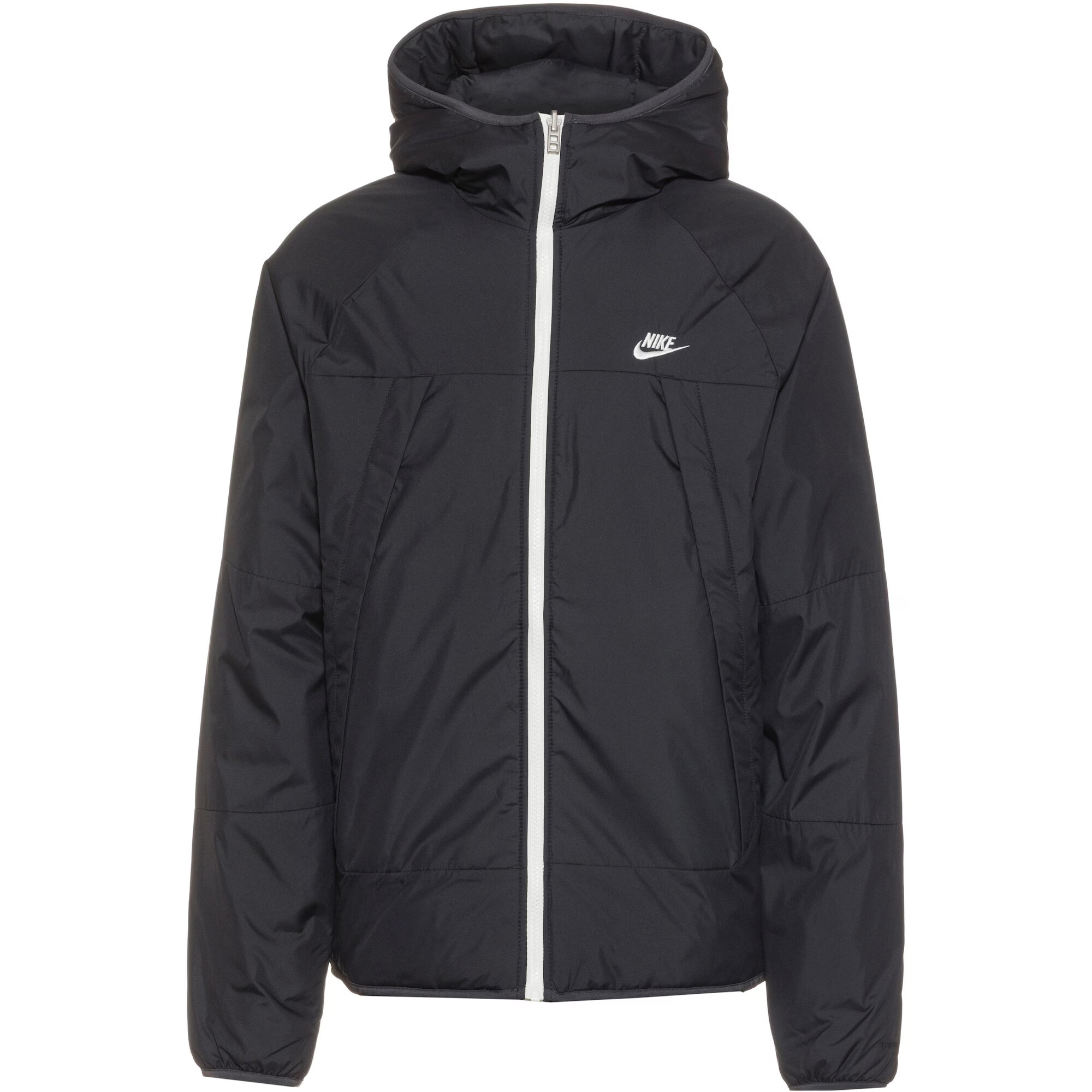 Nike Sportswear Prehodna jakna črna / bela - Pepit.si