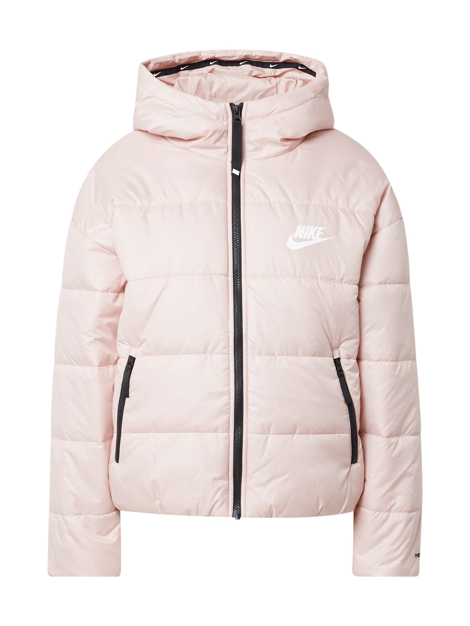 Nike Sportswear Prehodna jakna bela / pastelno roza - Pepit.si