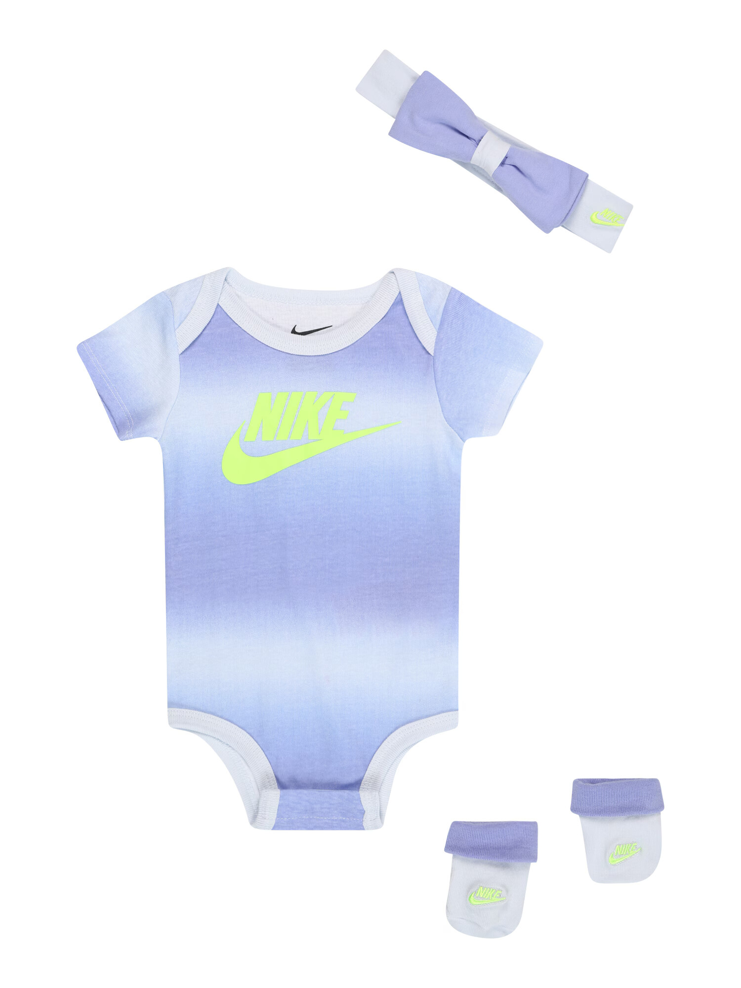 Nike Sportswear Set perila pastelno modra / svetlo siva / trst - Pepit.si