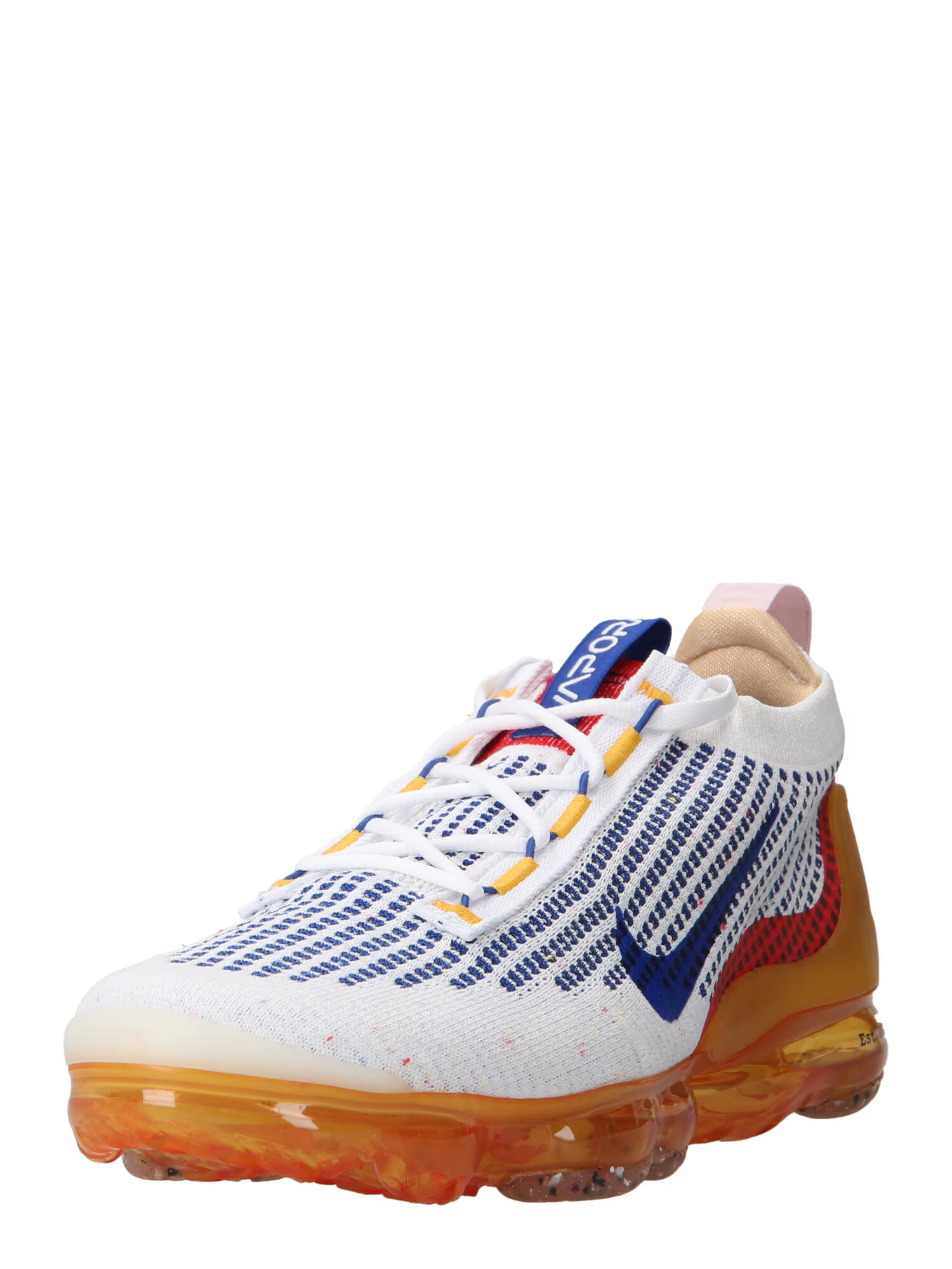 Nike Sportswear Športni čevelj 'Air Vapormax' temno modra / rumena / temno rdeča / bela - Pepit.si