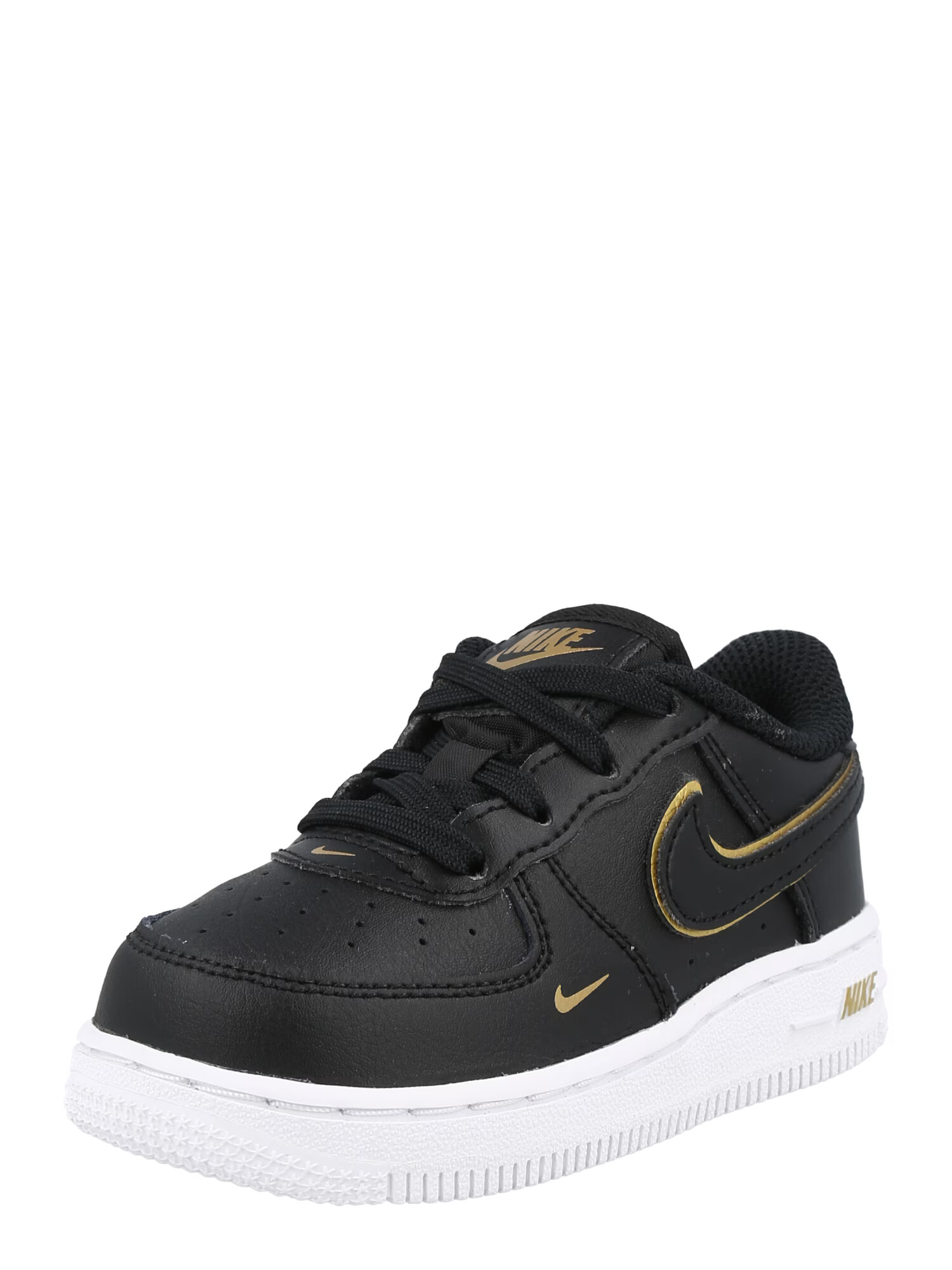 Nike Sportswear Superge 'Force 1' črna / zlata - Pepit.si