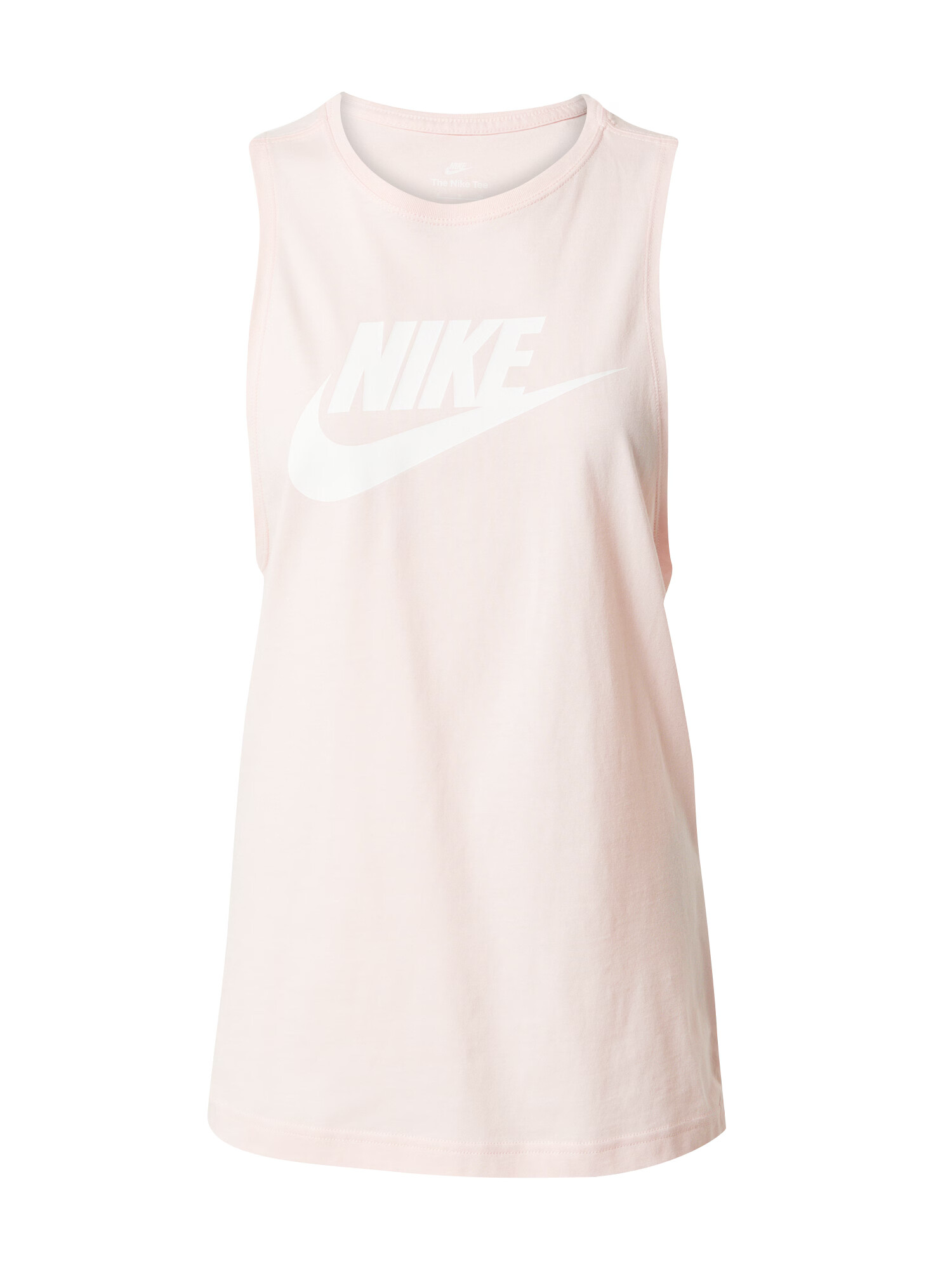 Nike Sportswear Top pastelno roza / bela - Pepit.si