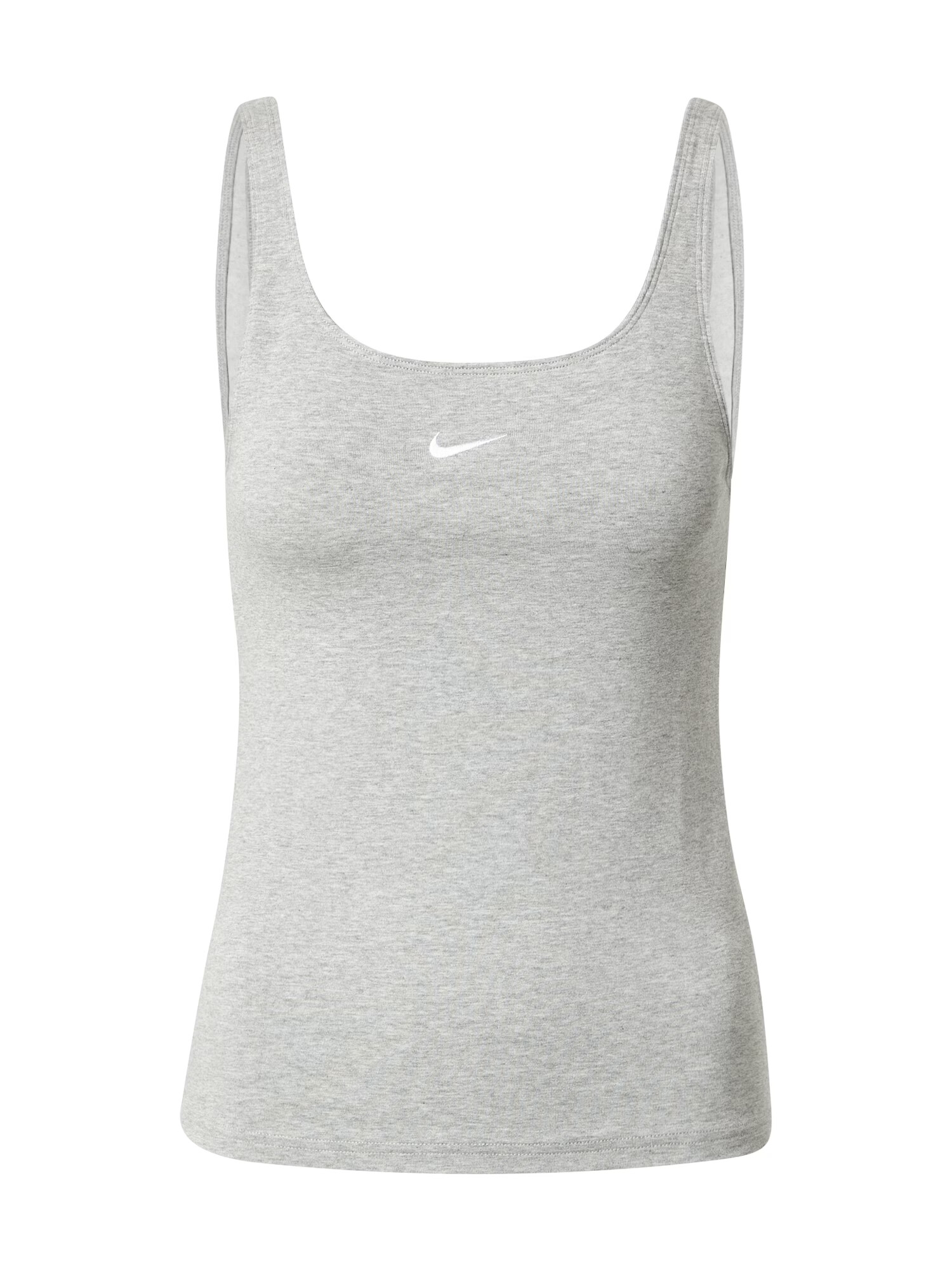 Nike Sportswear Top pegasto siva / bela - Pepit.si