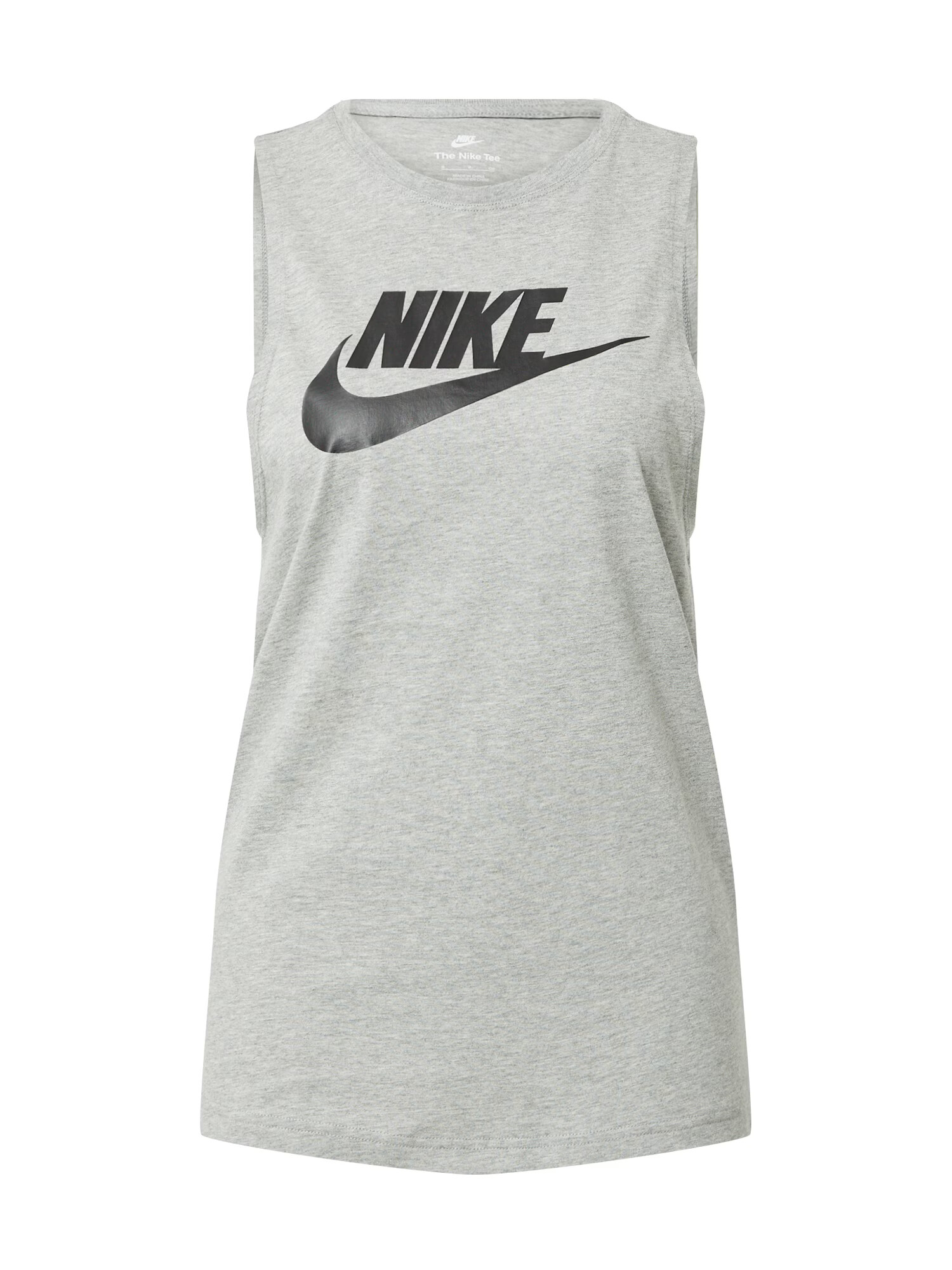 Nike Sportswear Top pegasto siva / črna - Pepit.si