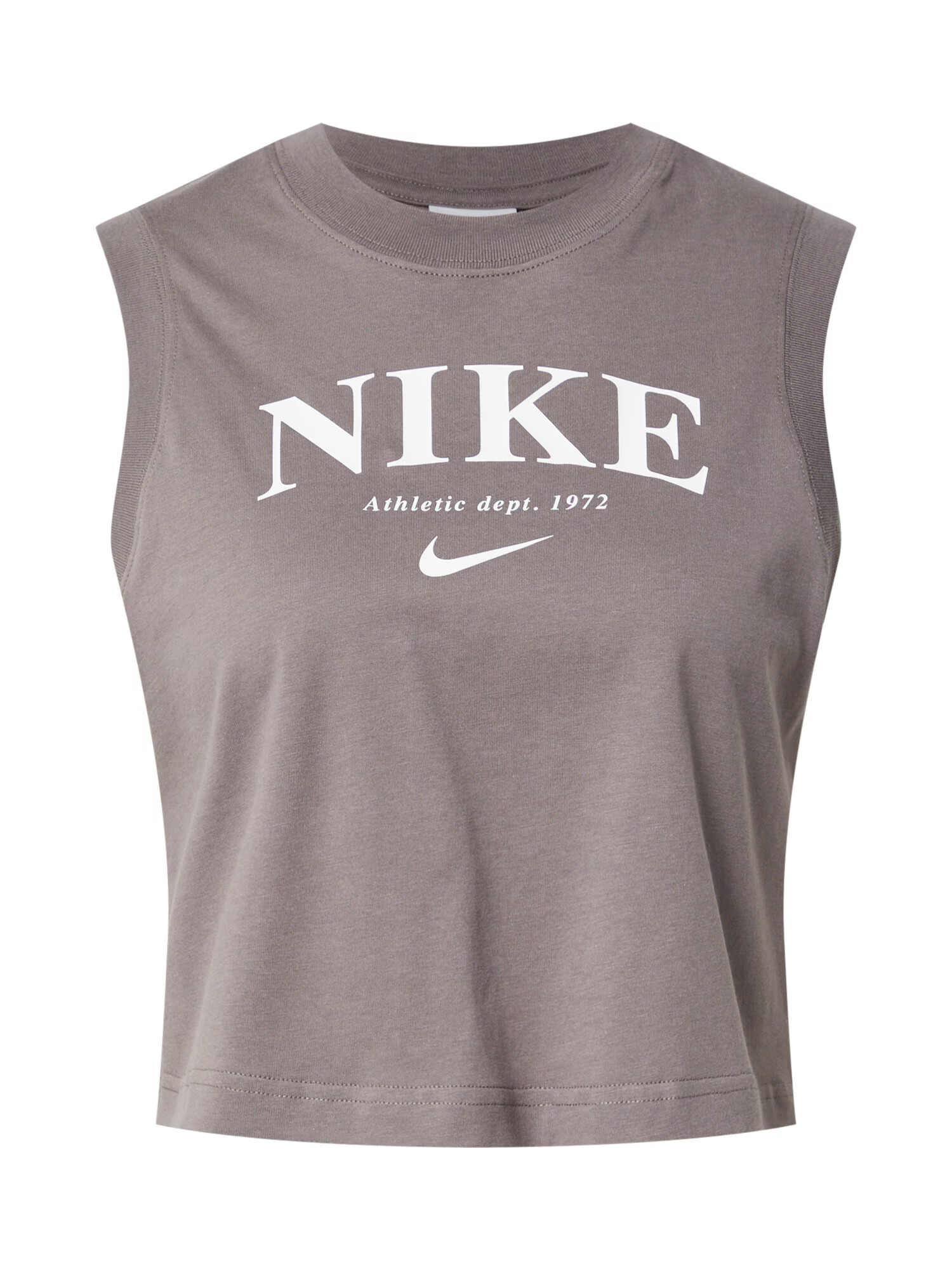 Nike Sportswear Top temno siva / bela - Pepit.si