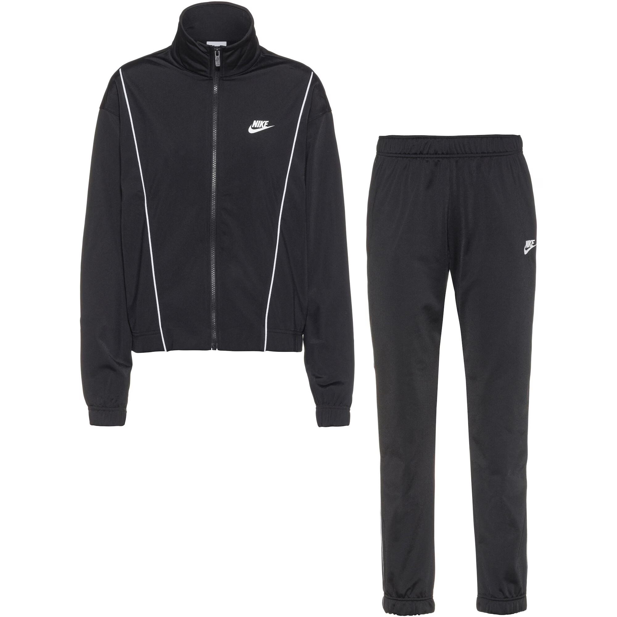 Nike Sportswear Trenirka za tek črna / bela - Pepit.si