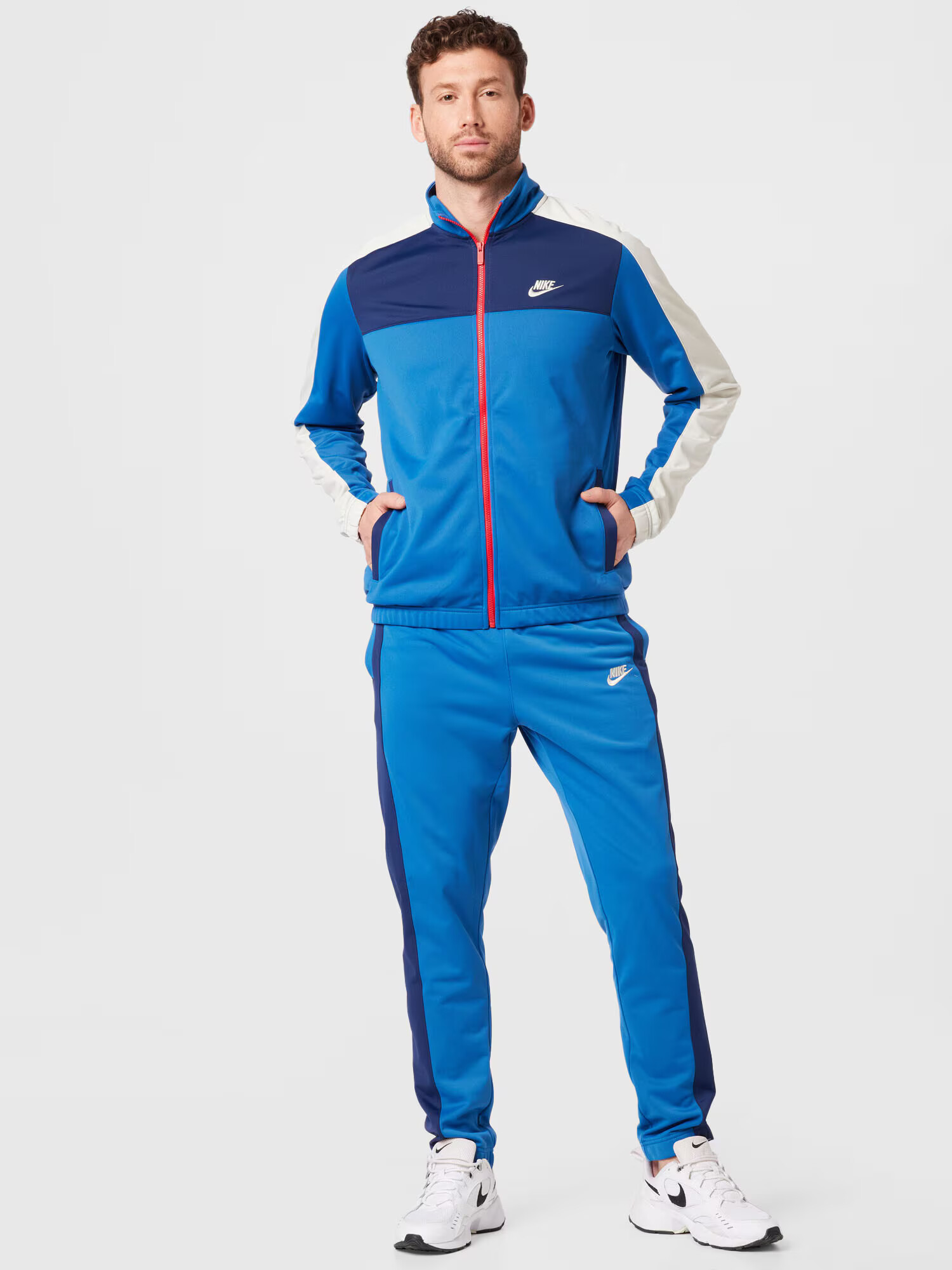 Nike Sportswear Trenirka za tek modra / marine / bela - Pepit.si