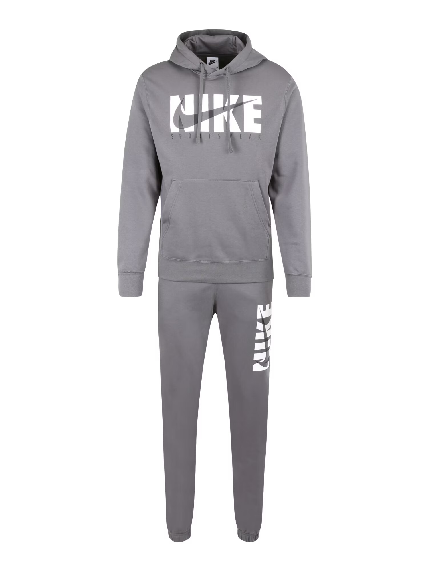 Nike Sportswear Trenirka za tek siva / bela - Pepit.si