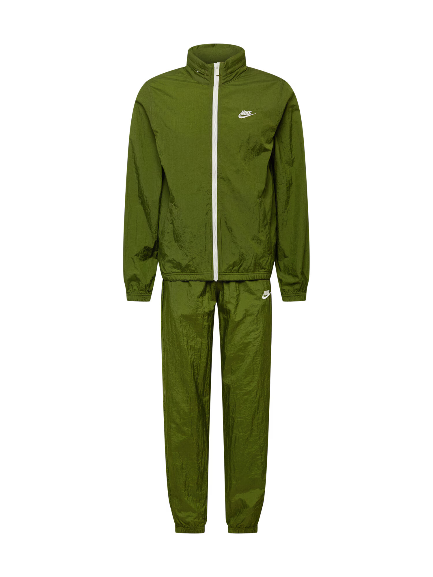 Nike Sportswear Trenirka za tek travnato zelena / bela - Pepit.si