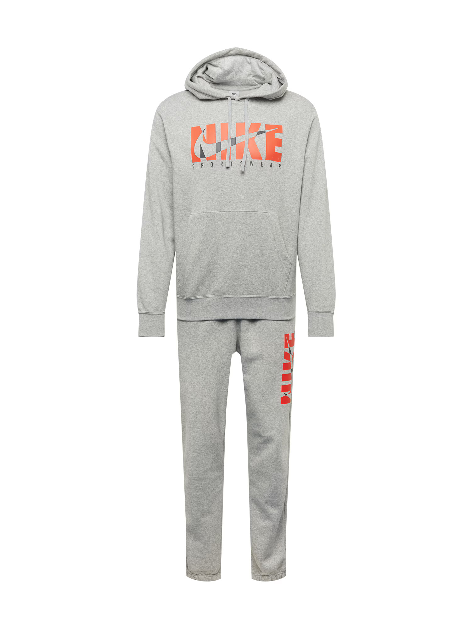 Nike Sportswear Trenirka za tek temno siva / oranžna - Pepit.si