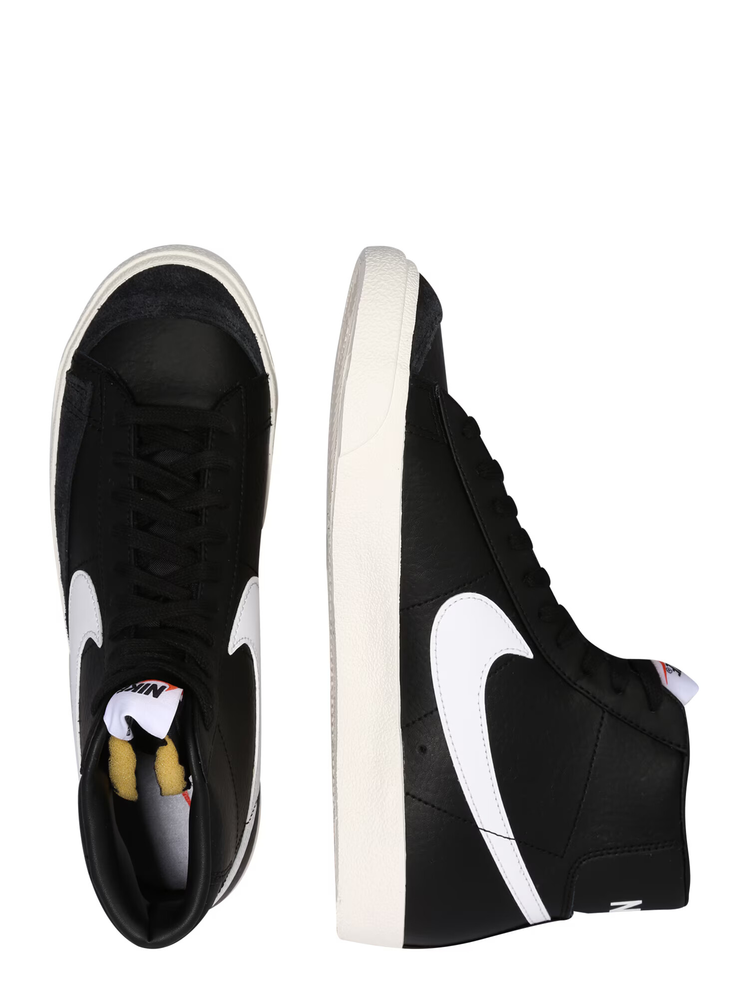 Nike Sportswear Visoke superge 'Blazer 77' črna / bela - Pepit.si