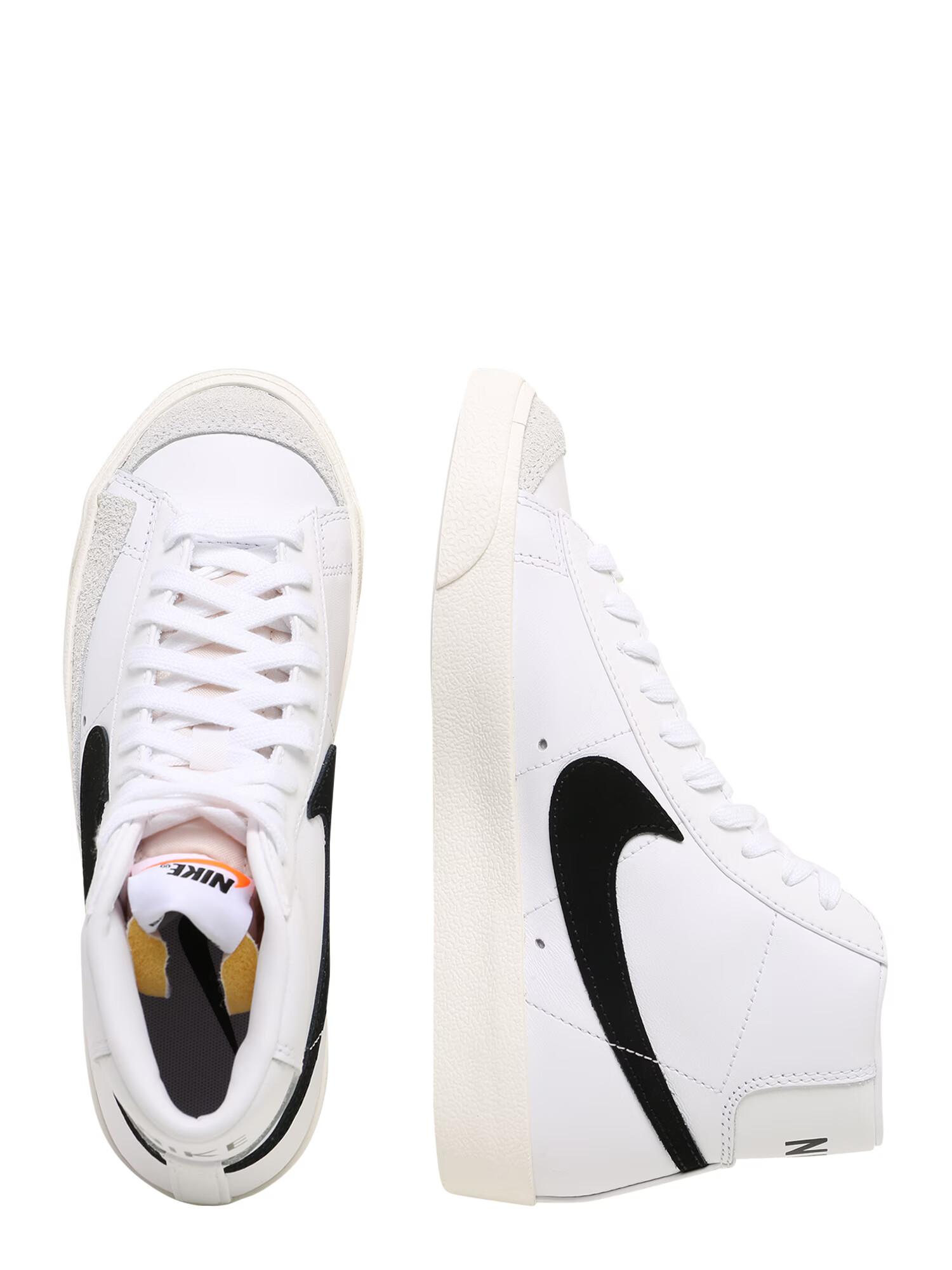 Nike Sportswear Visoke superge 'Blazer Mid 77' bež / oranžna / črna / bela - Pepit.si