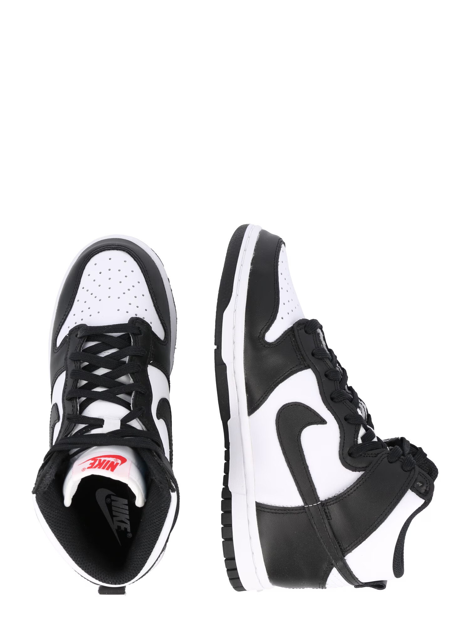 Nike Sportswear Visoke superge 'Dunk' črna / bela - Pepit.si