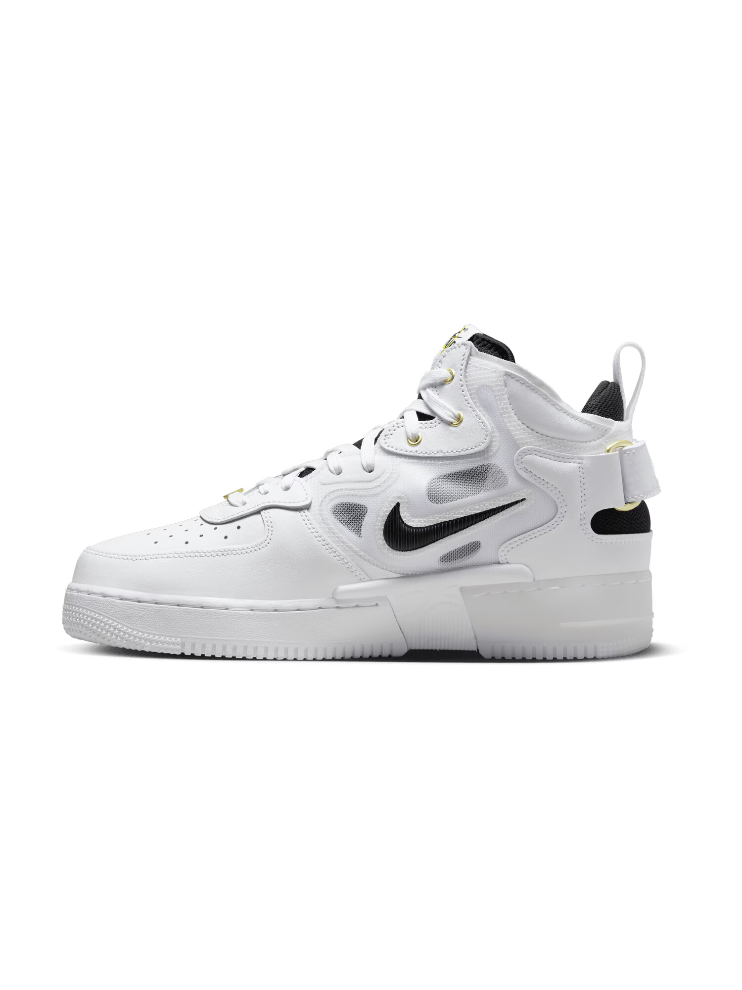 Nike Sportswear Visoke superge 'Nike Air Force 1 Mid React' bela - Pepit.si