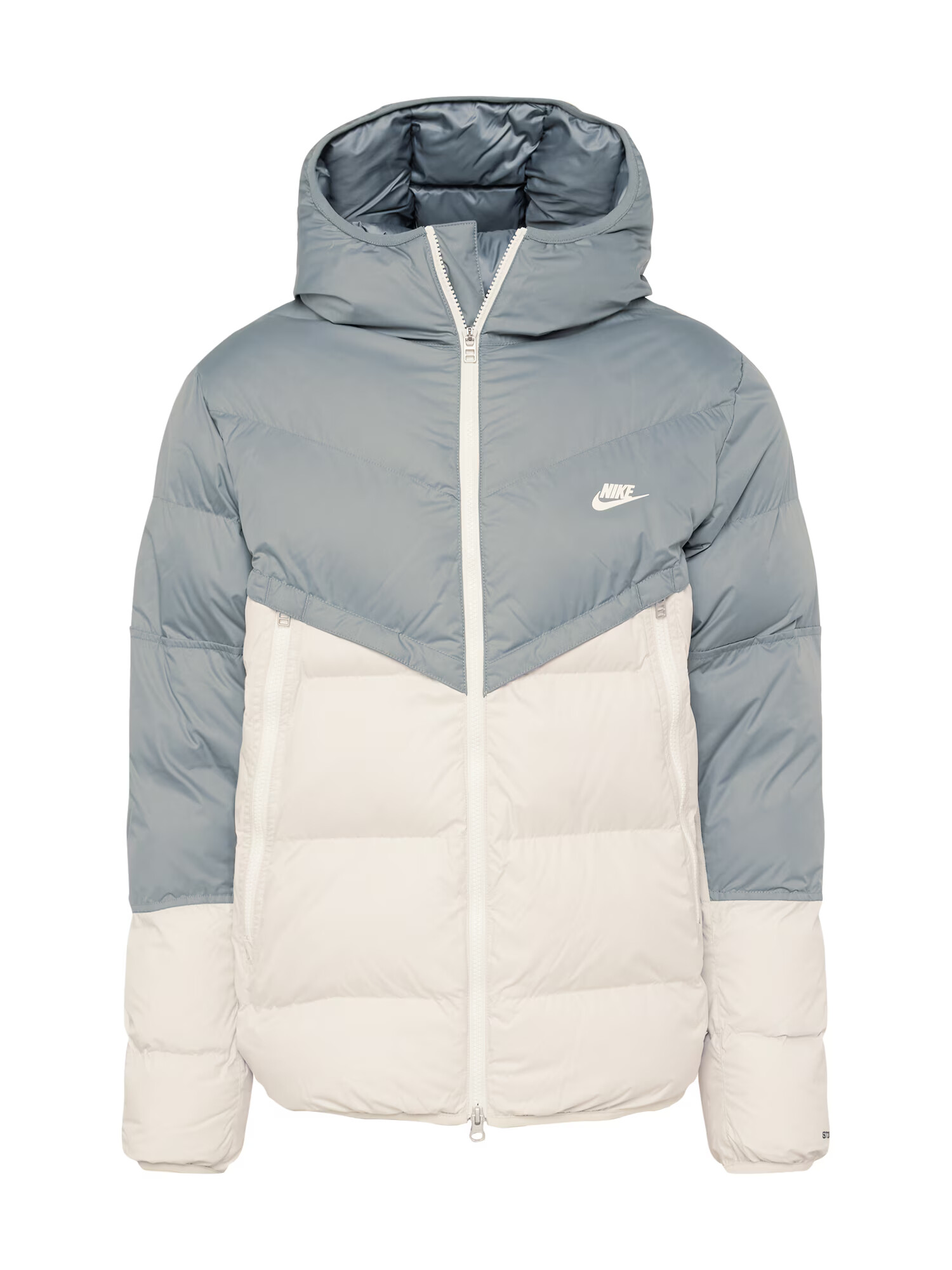 Nike Sportswear Zimska jakna siva / naravno bela - Pepit.si