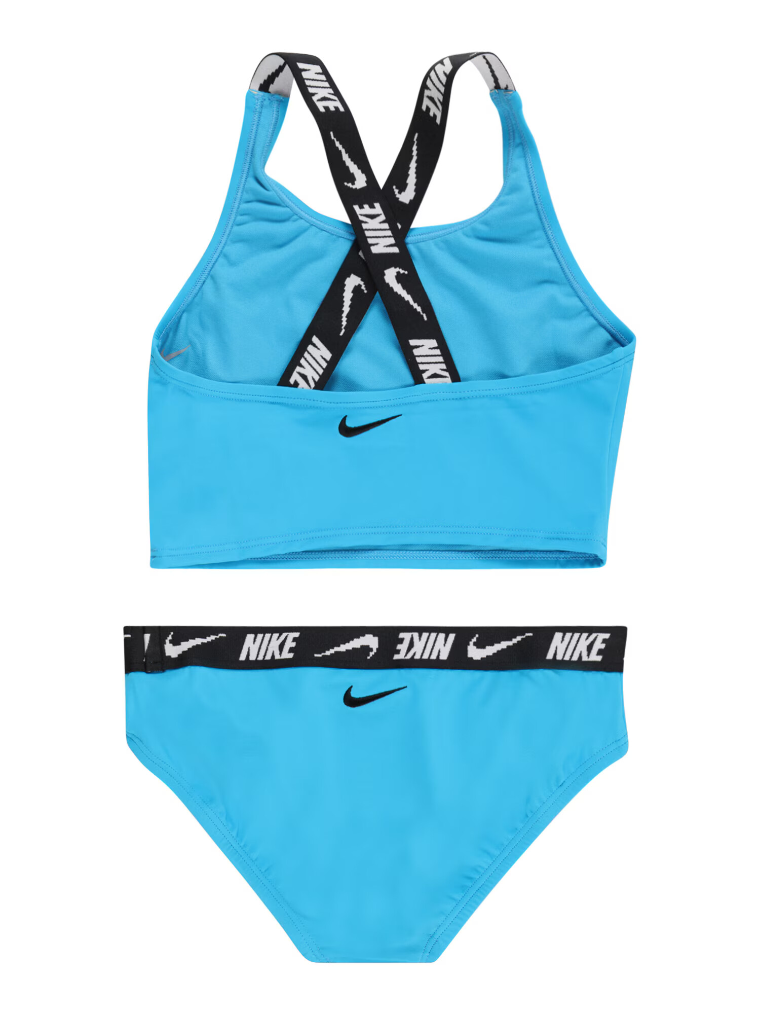 Nike Swim Športna kopalna moda cijansko modra / limeta / črna / bela - Pepit.si