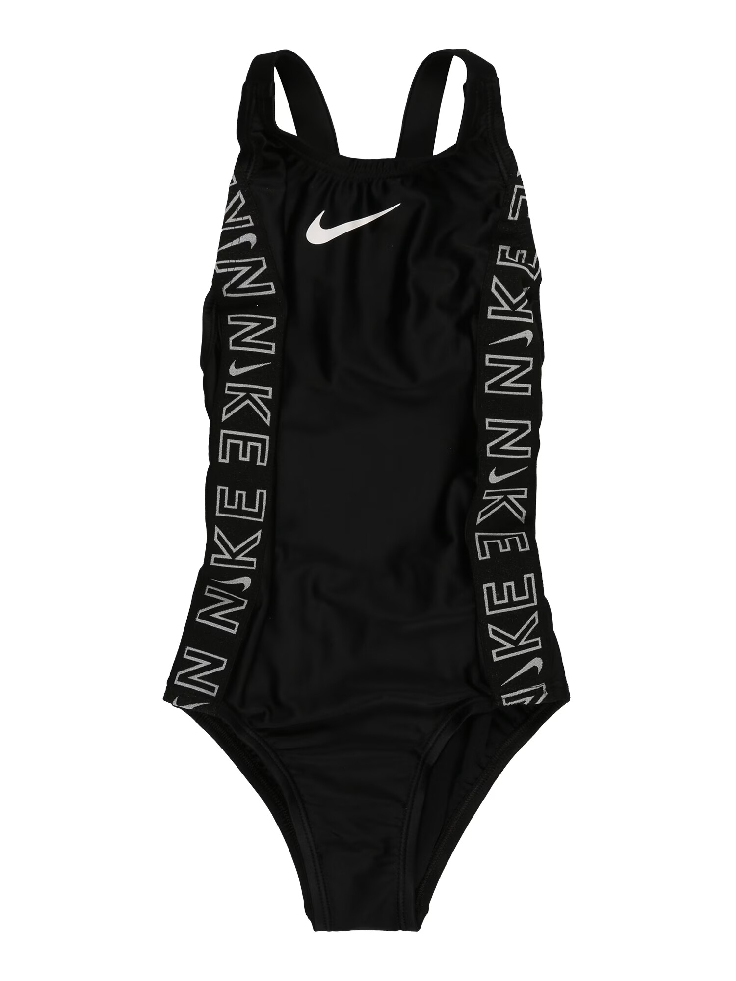 Nike Swim Športna kopalna moda črna / bela - Pepit.si