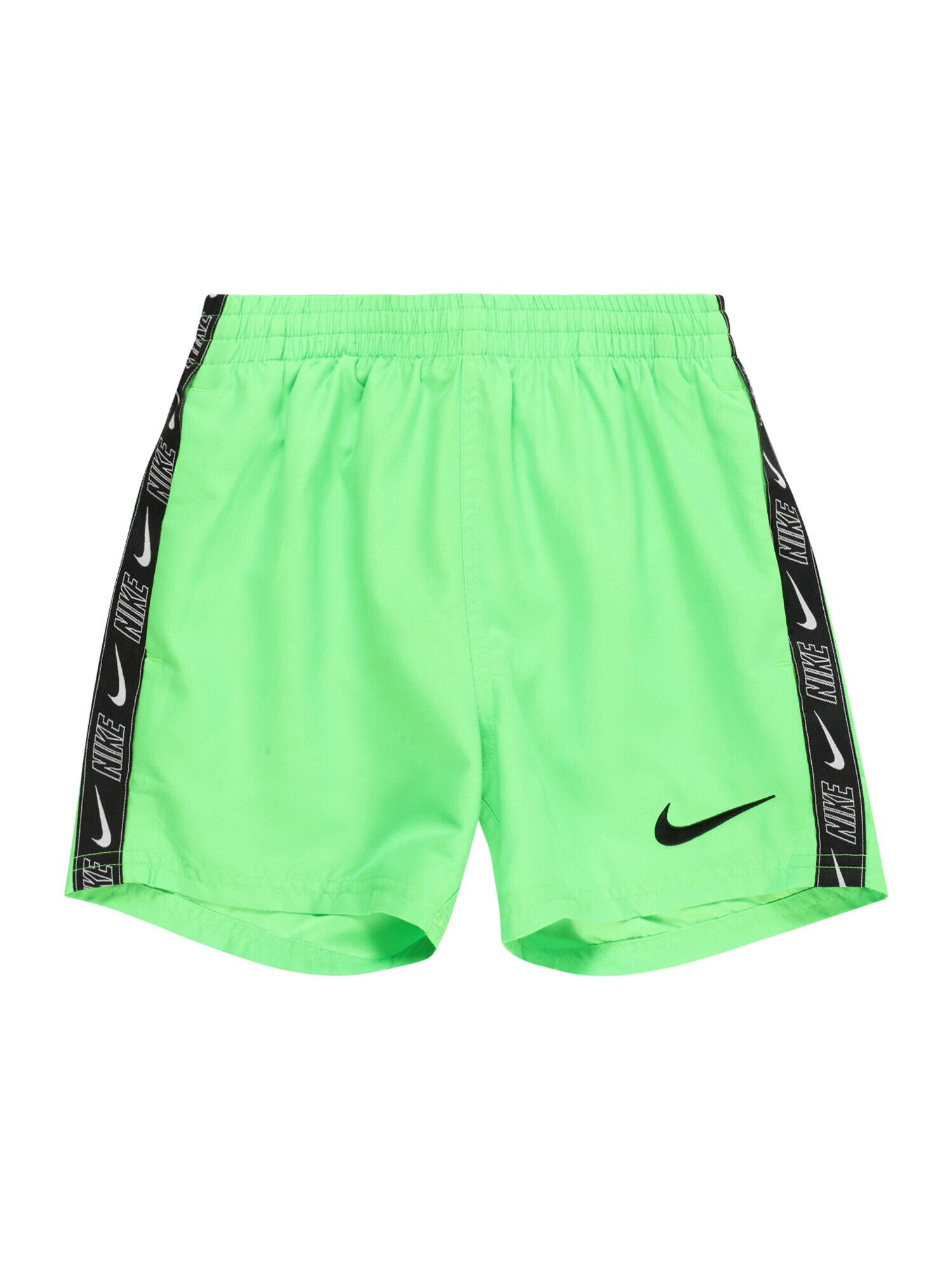 Nike Swim Športna kopalna moda neonsko zelena / črna / bela - Pepit.si